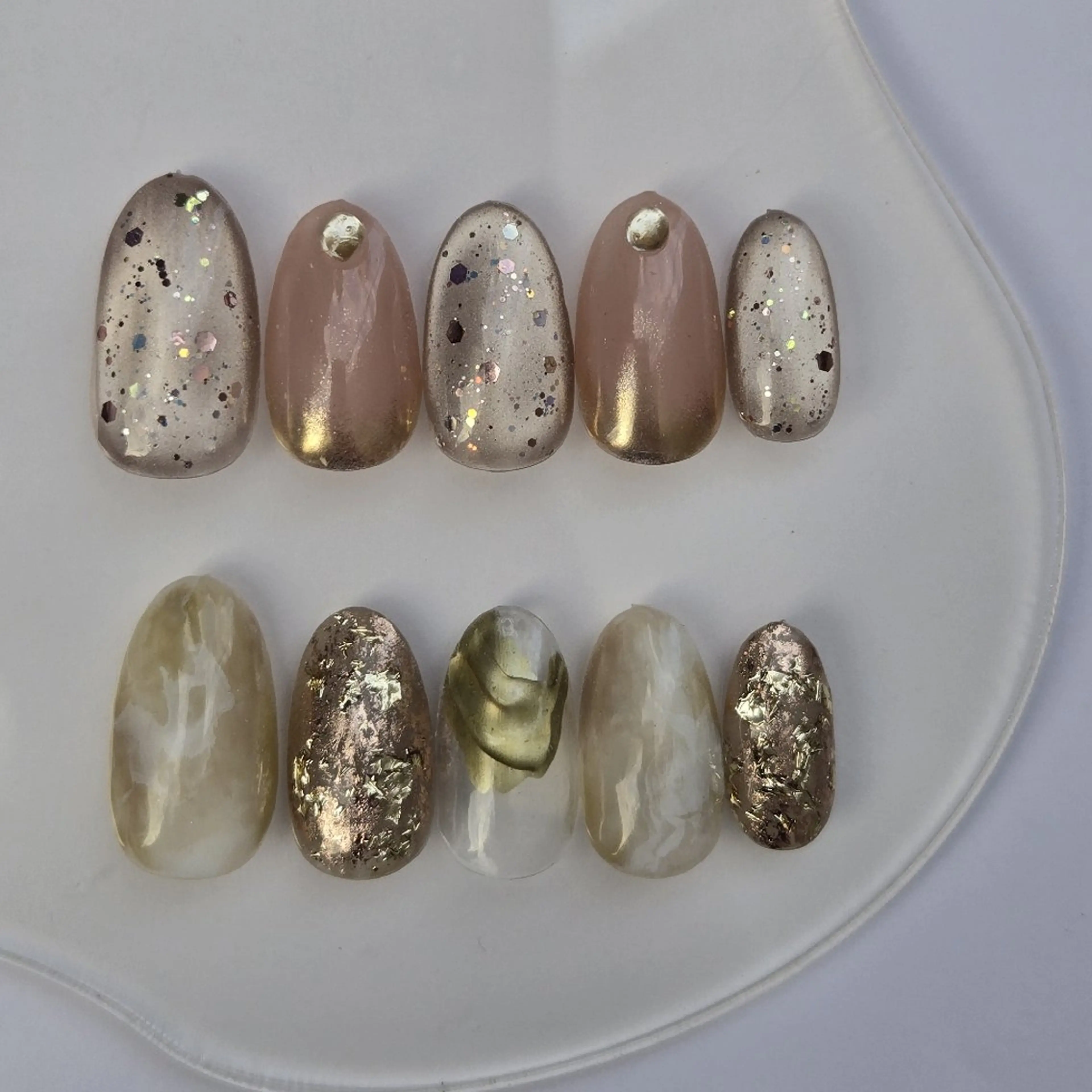 ネイル ジェルネイル ニュアンスネイル パラジェル ブライダルネイル eknail所属・ek nailのネイルデザイン