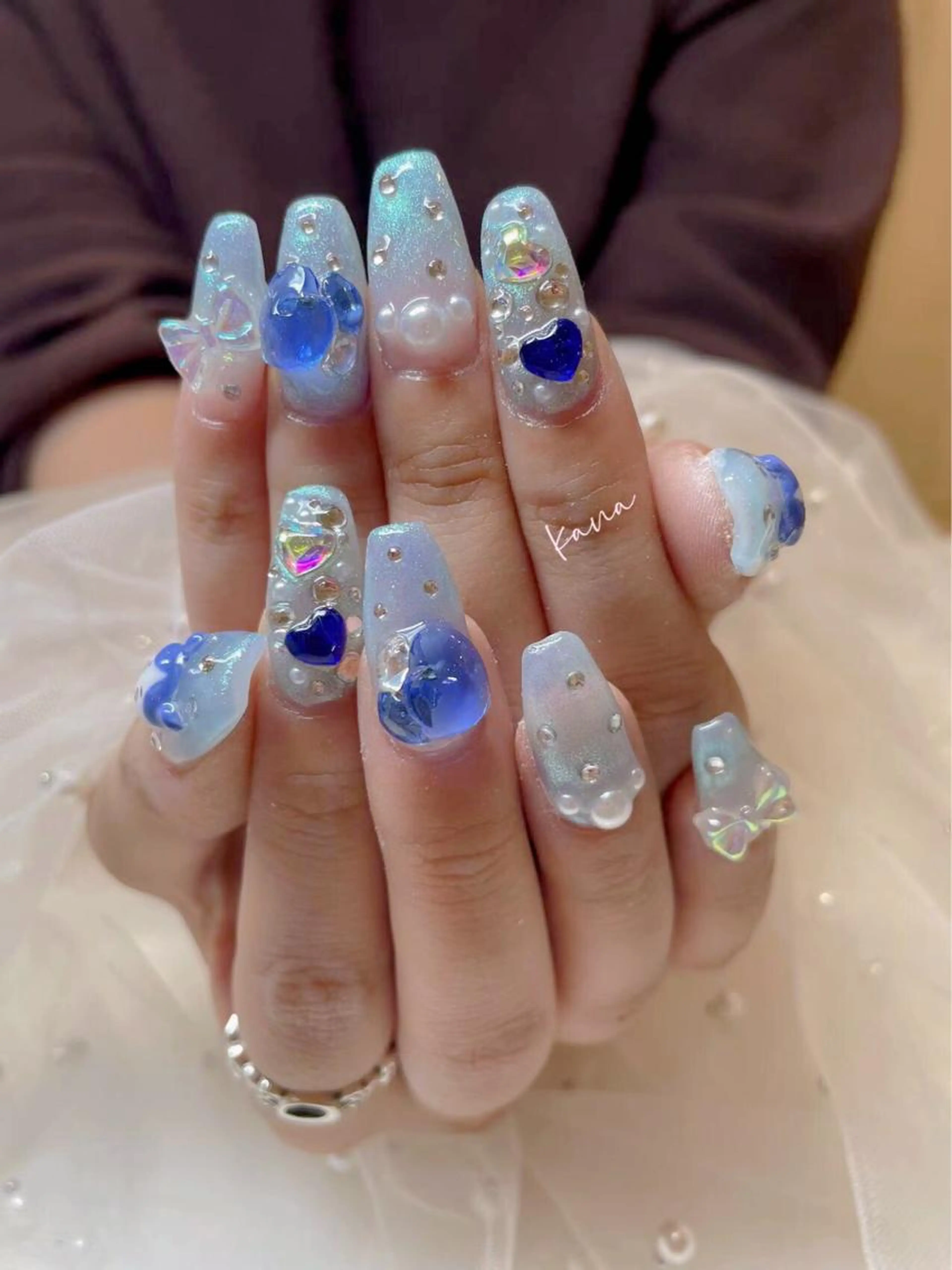 ワンカラー+ストーン乗せ放題【オフなし】の写真