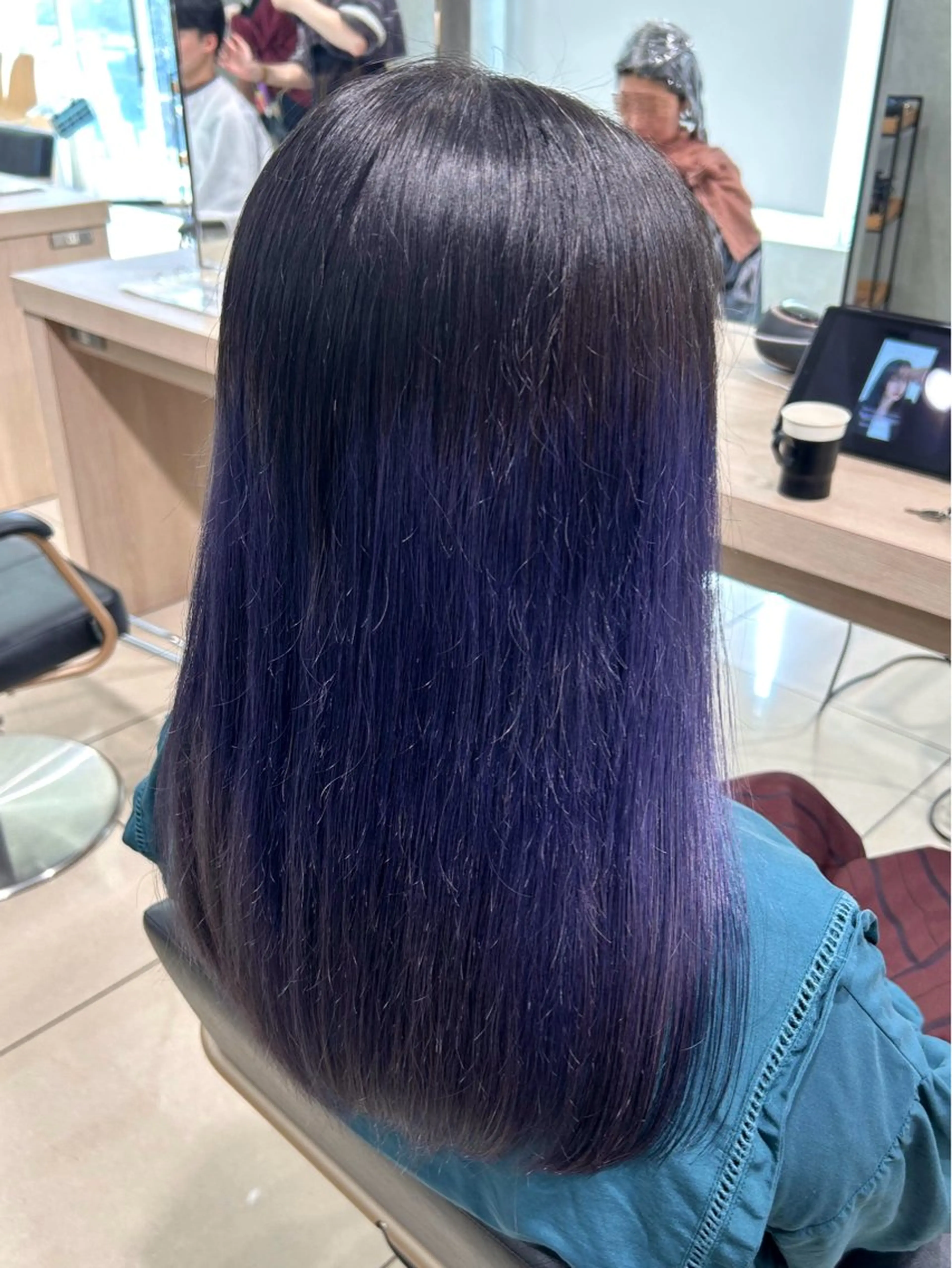 ロング カラー ヘアカラー 【🎀推し デザイン カラー】小池 雪奈のヘアスタイル