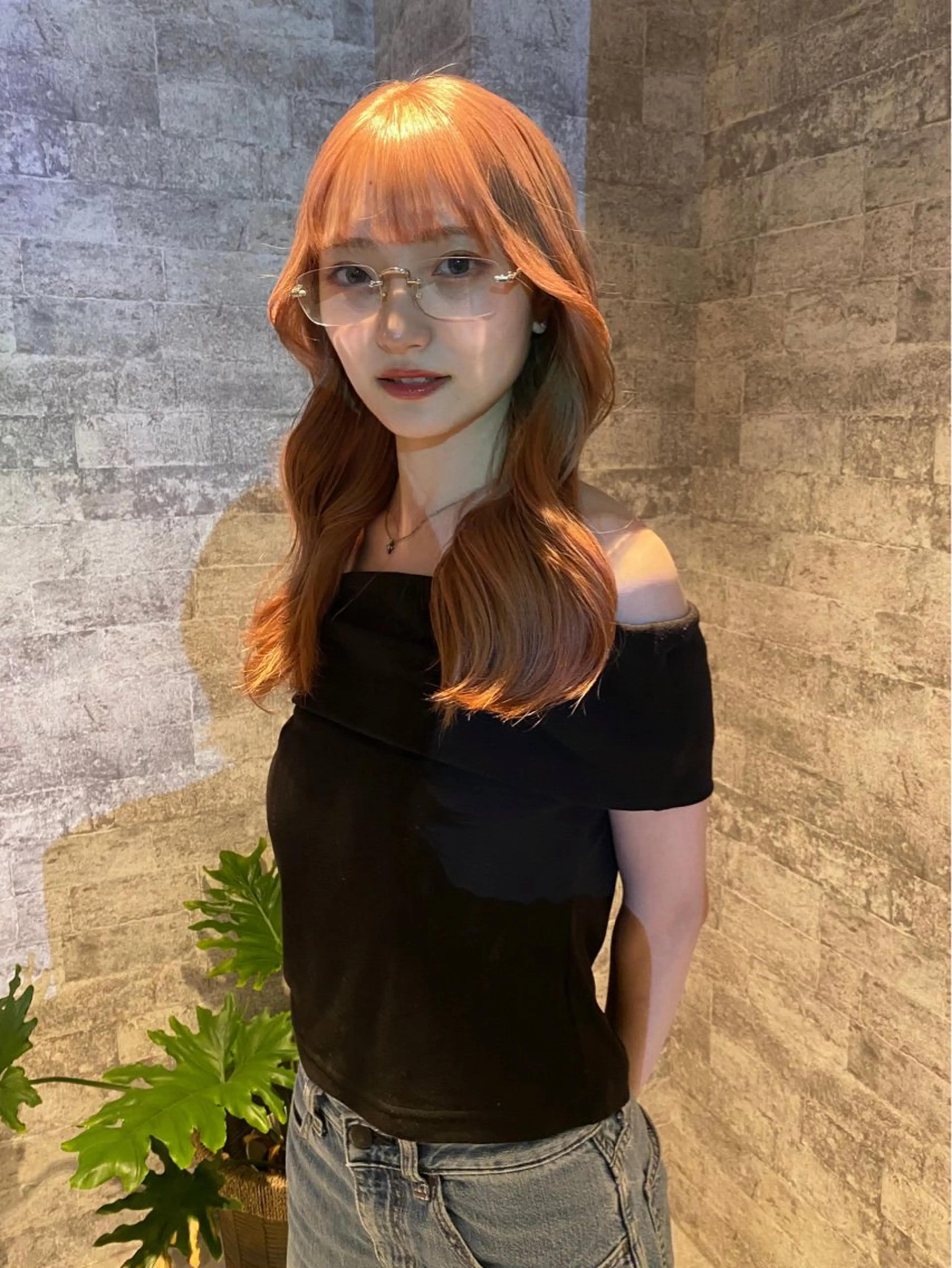 ロング カラー 似合わせカット カット ヘアカラー トリートメント mai / linoah˚✧のヘアスタイル