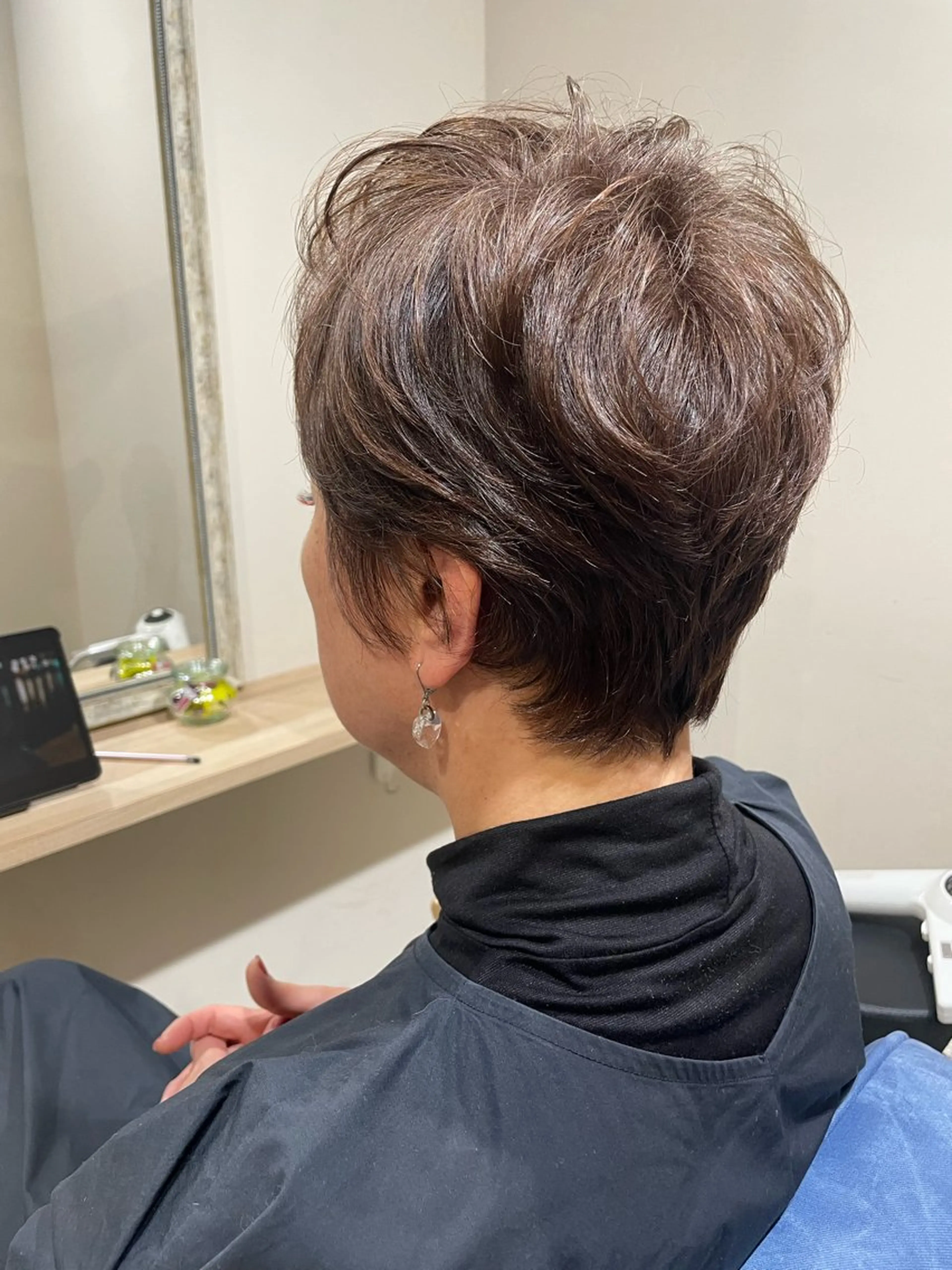 ショート カラー ミセス ショートヘア カット ヘアカラー Connect Rumiのヘアスタイル