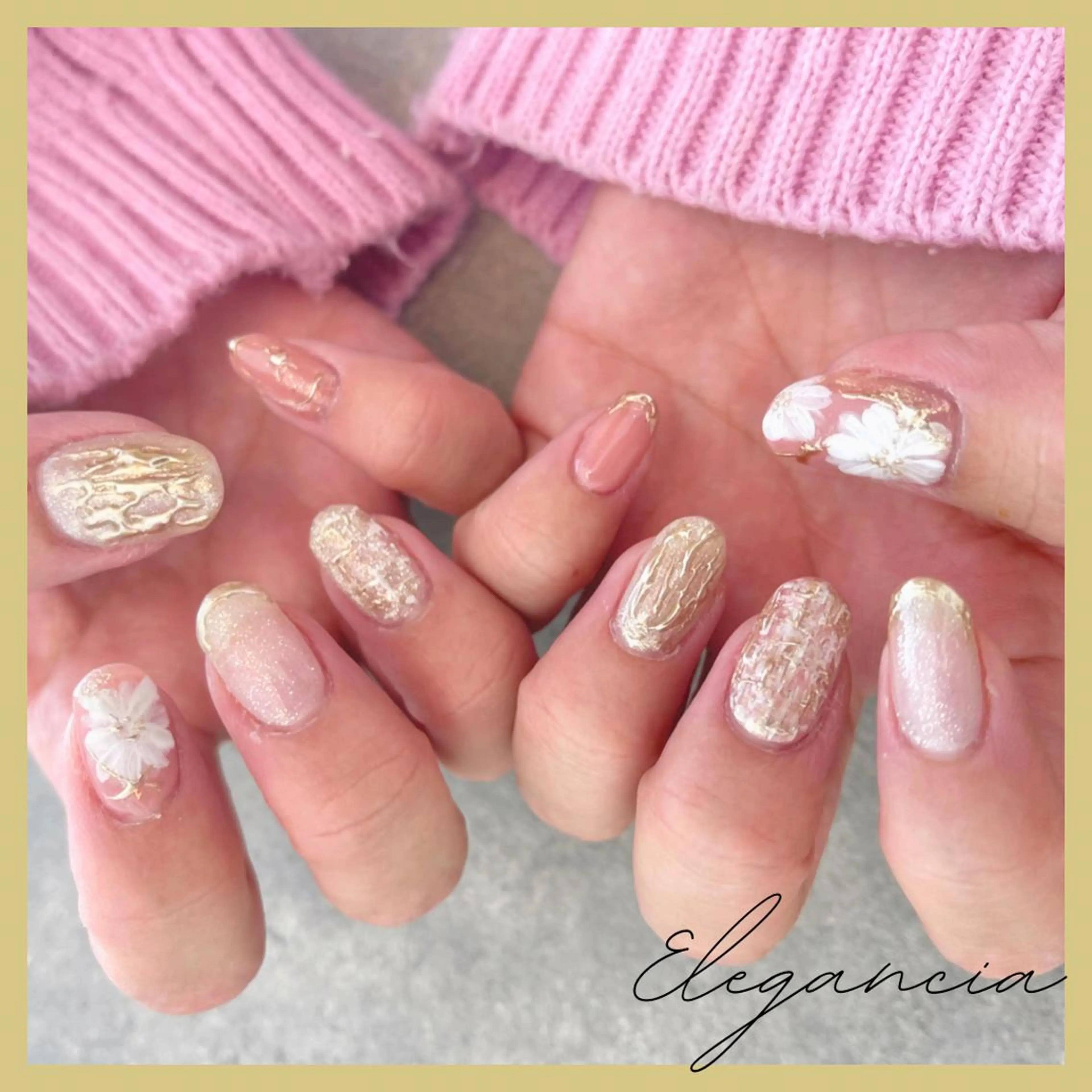 カラー ネイル ハンドネイル Elegancia. Hiromiのネイルデザイン
