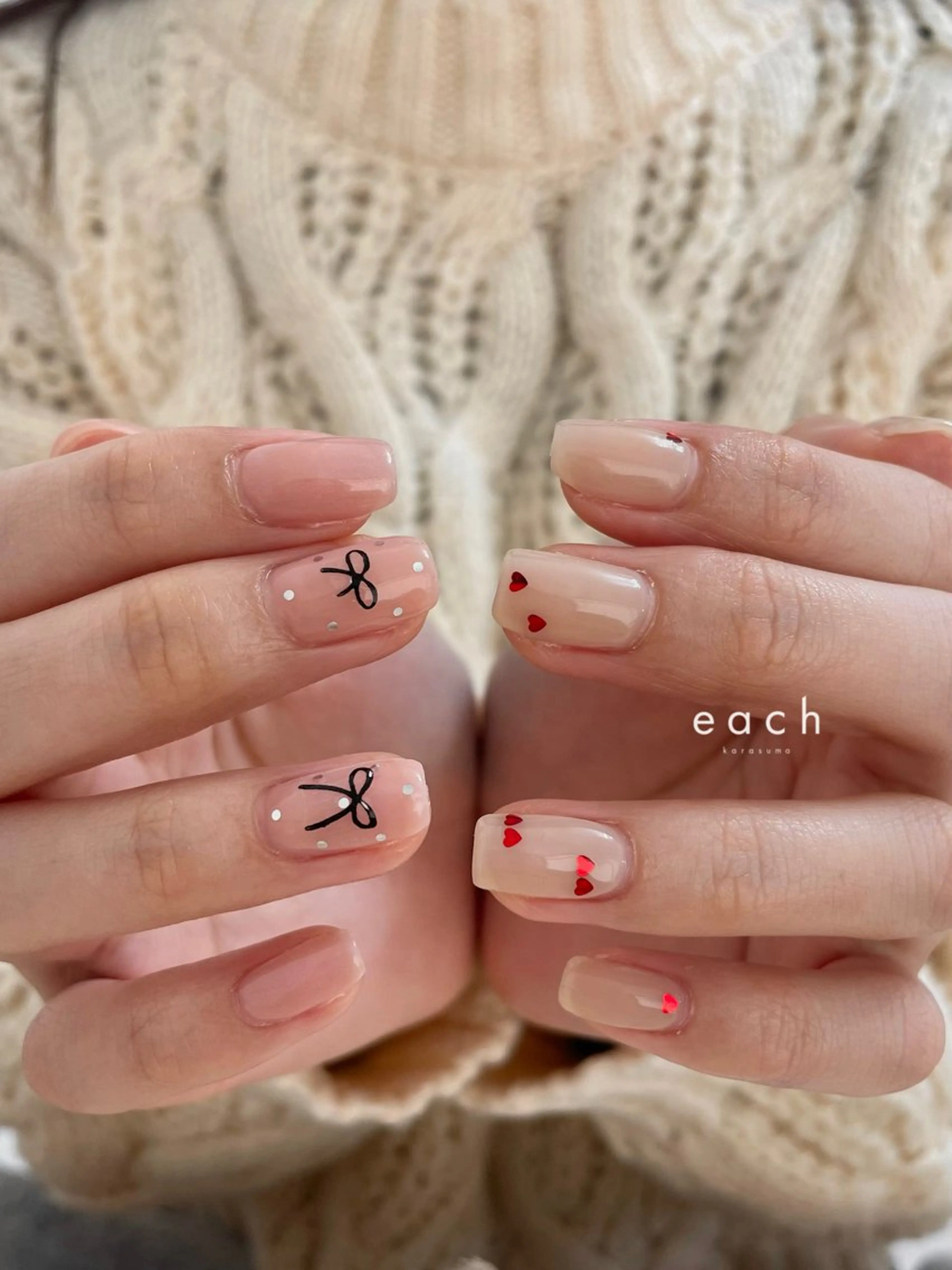ネイル ハンドネイル each lucaのネイルデザイン