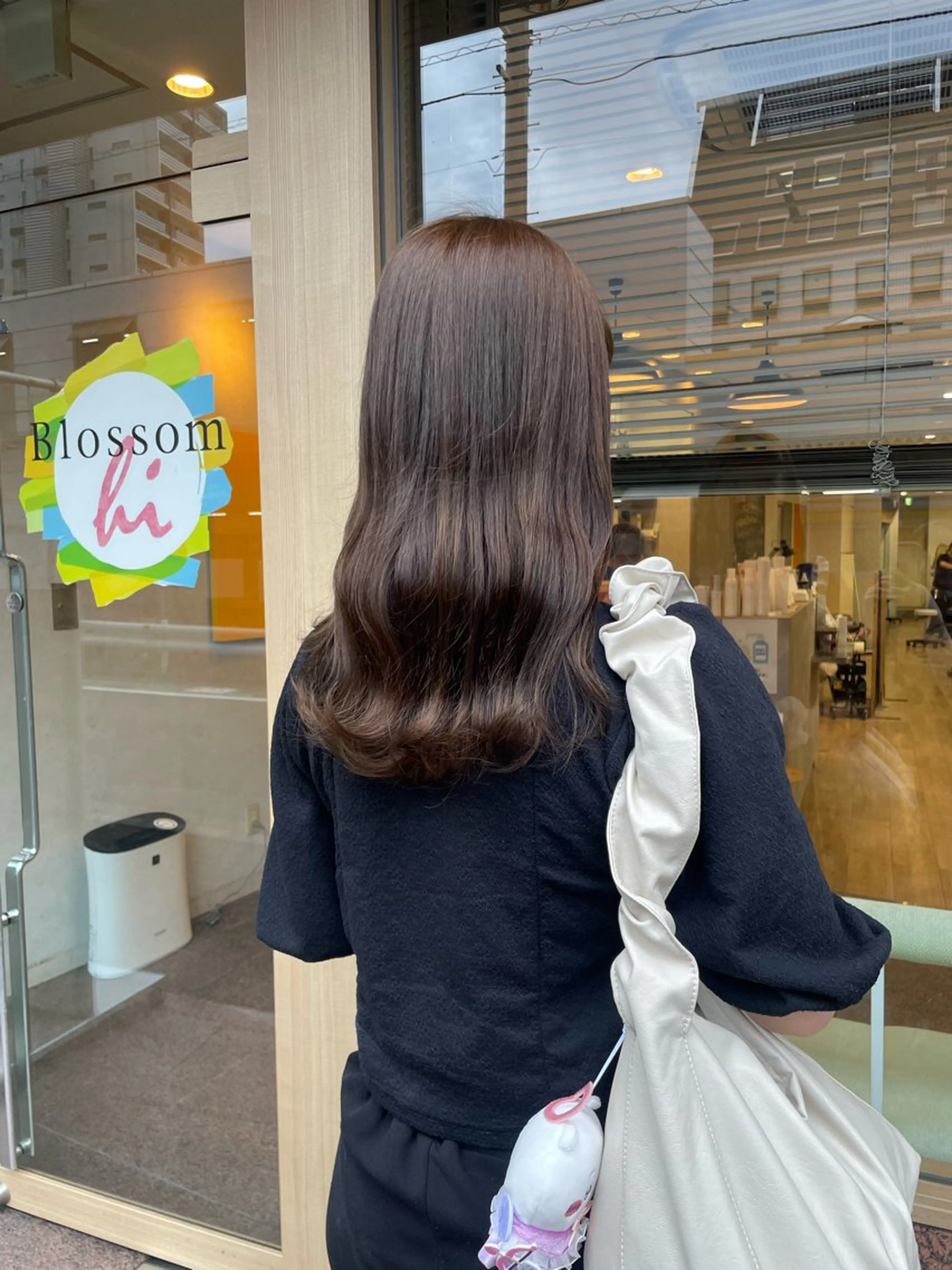 ロング カラー ベージュカラー 透明感カラー ダブルカラー オリーブベージュ 髪質改善/Bloss om🌷高橋沙衣のヘアスタイル