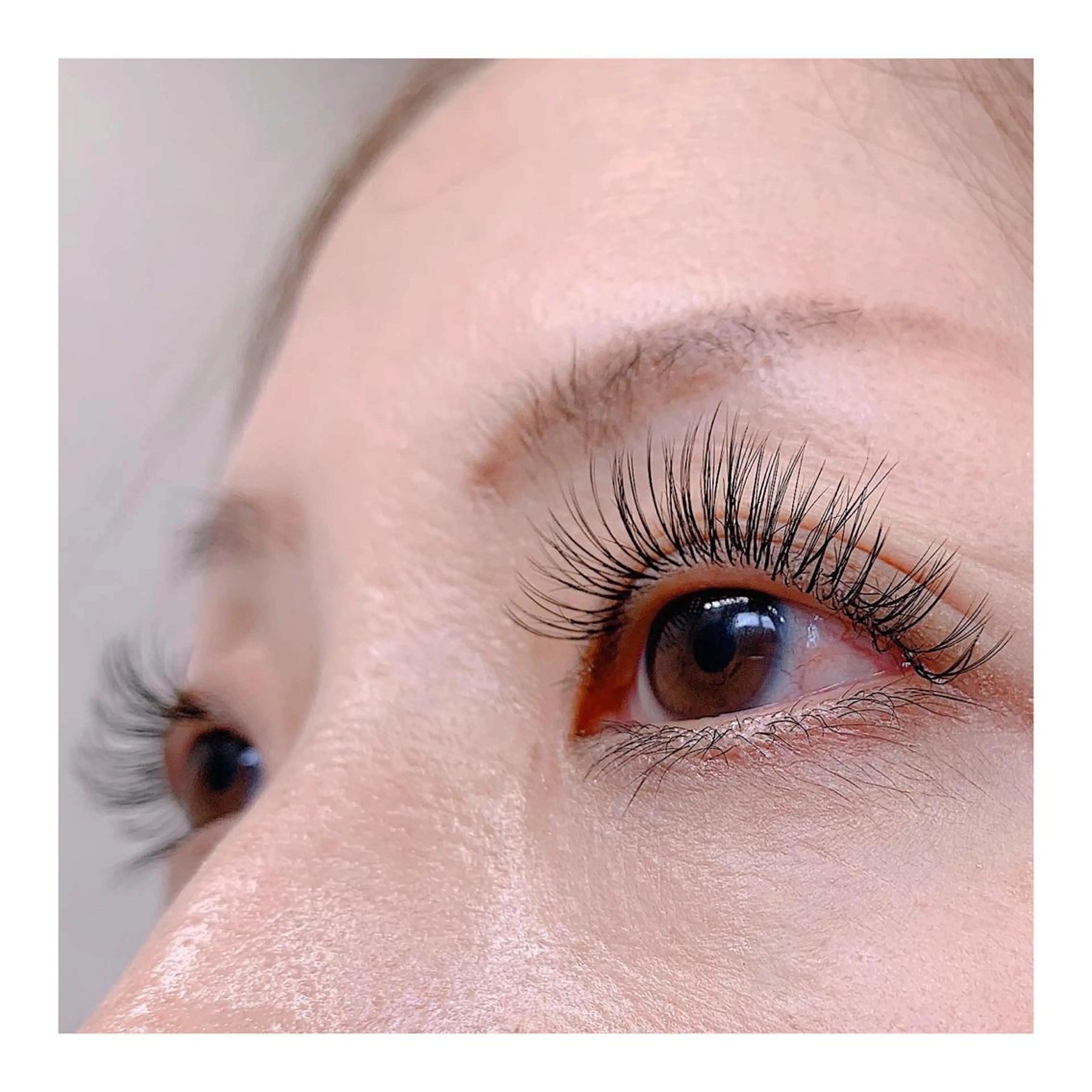 マツエク・マツパ Cカール フラットラッシュ マツエク Tierna所属・氏原 愛美のマツエク・マツパデザイン