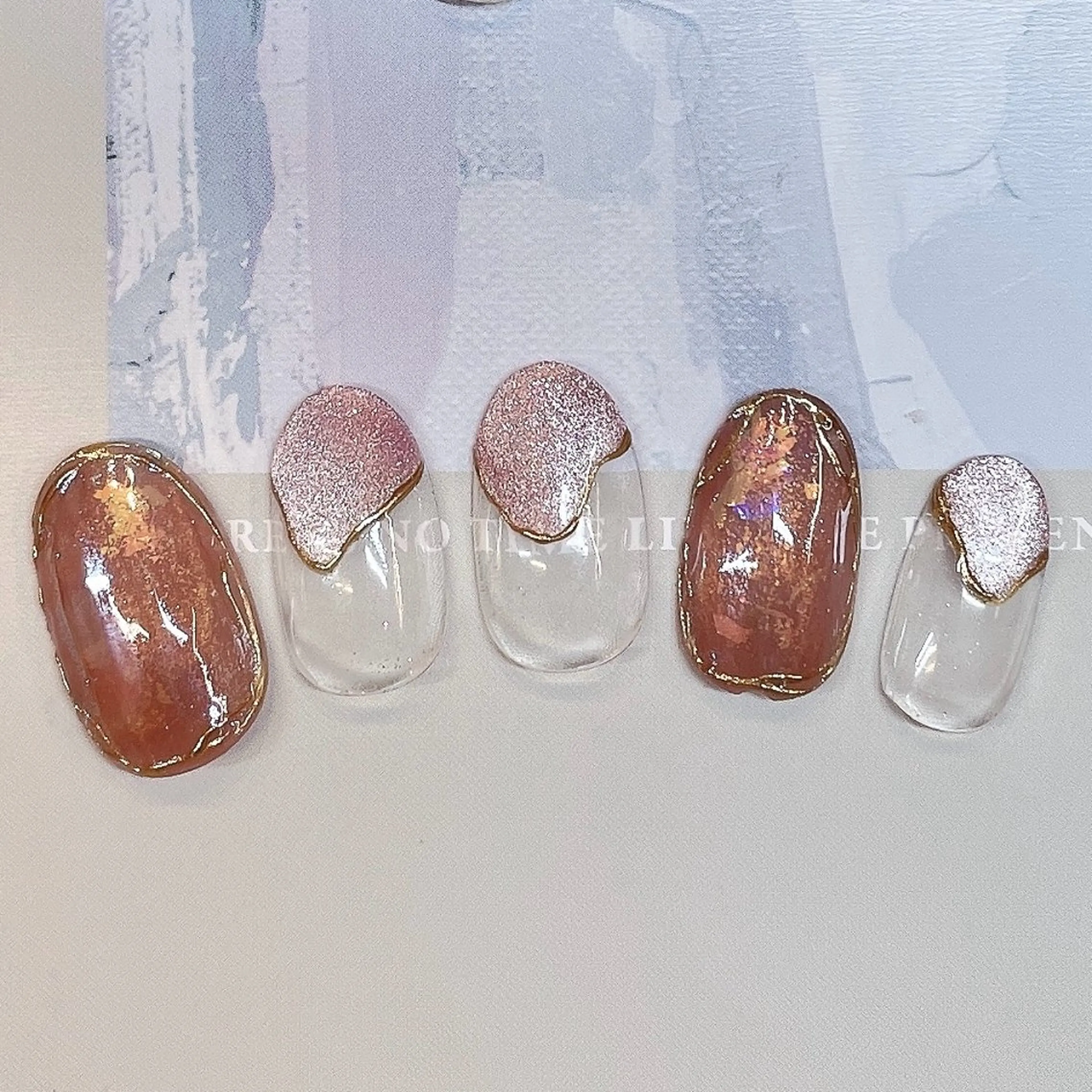 ネイル Aube Nail 佐藤のネイルデザイン