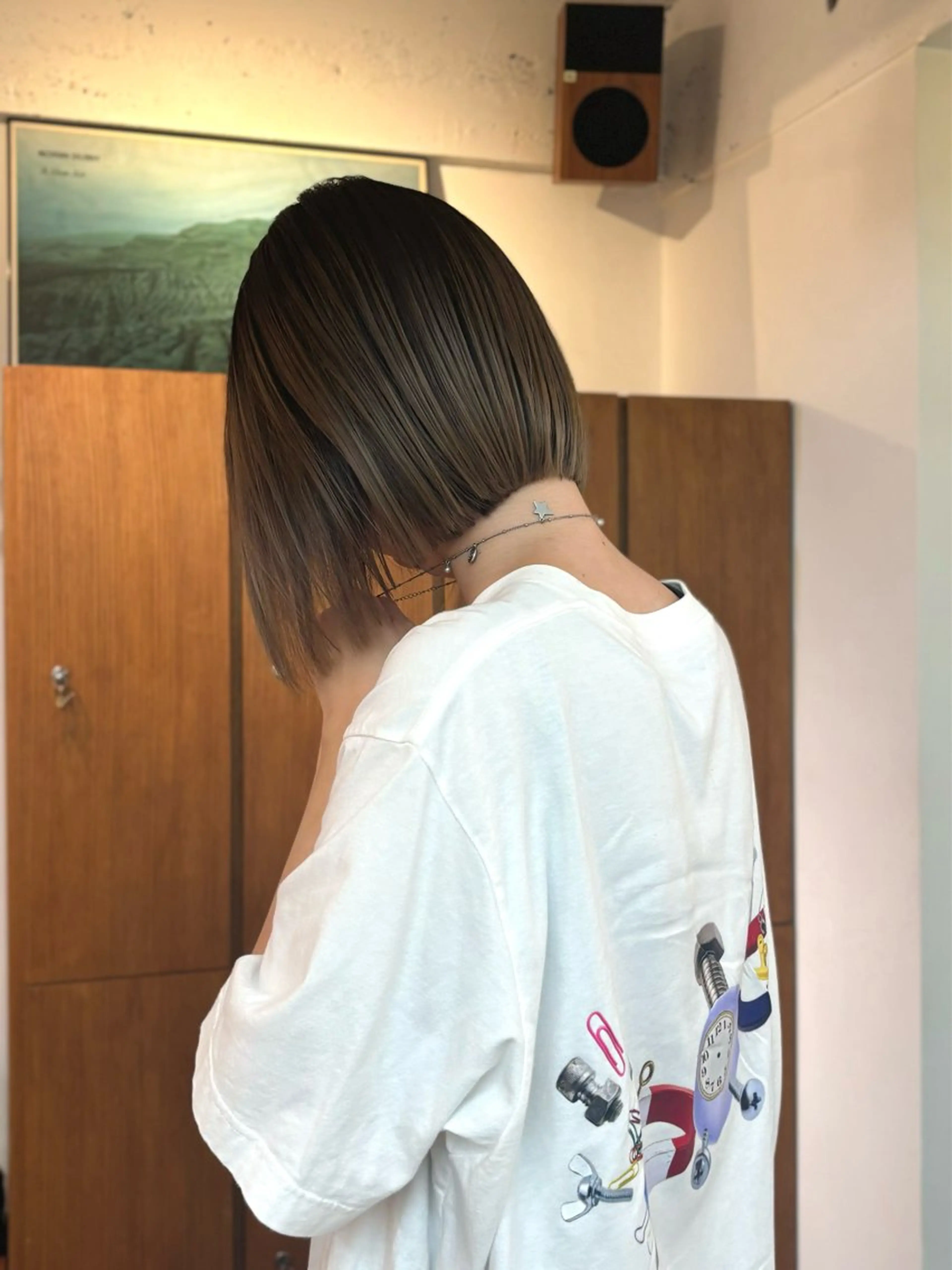 ショート カット トリートメント ENIEN MAKE’S 立川所属・ミカ💫レイヤー/ メンズ/透明感カラーのヘアスタイル