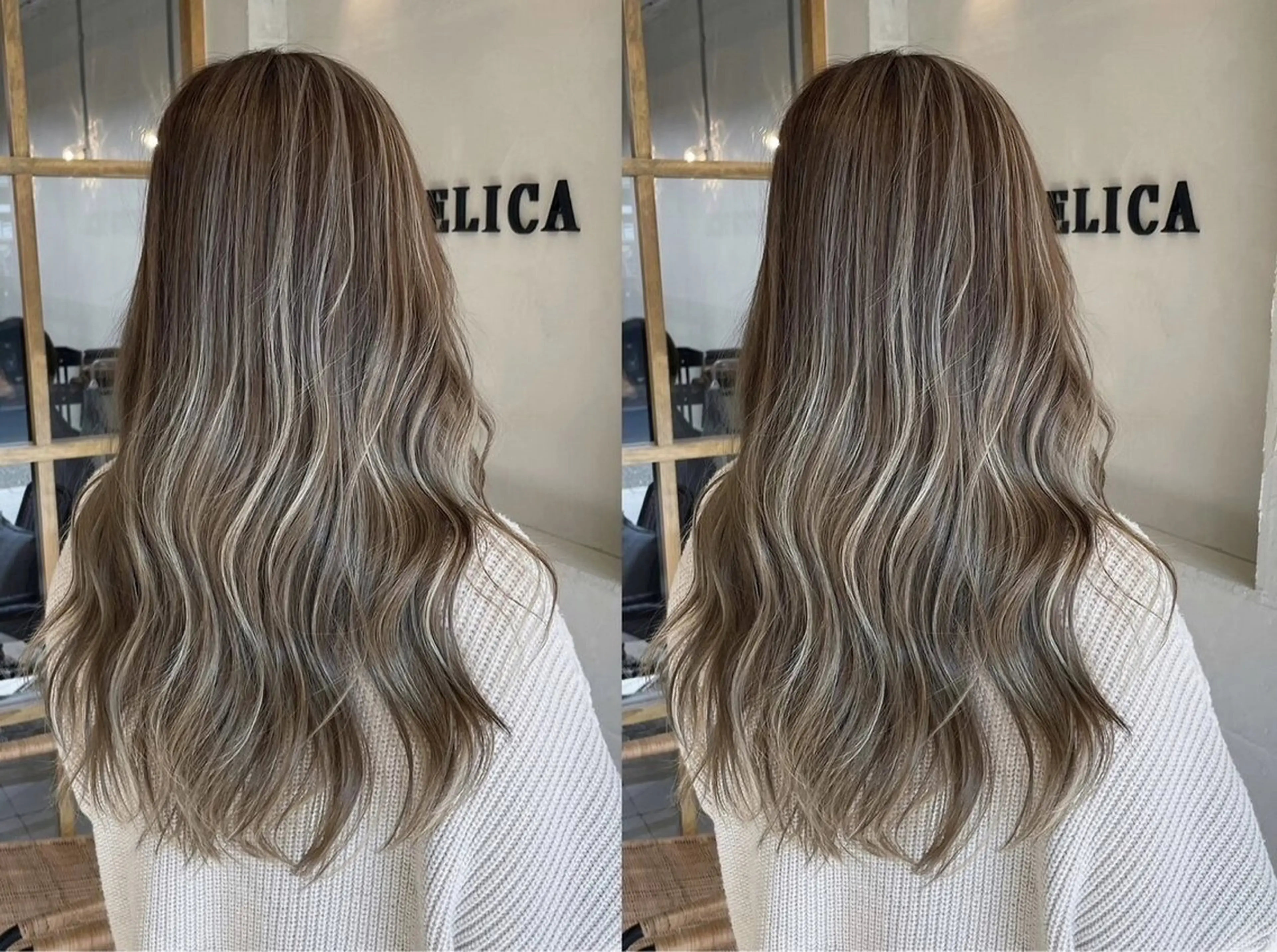 ロング カラー ⭐️店長⭐️ 小淵陸玖のヘアスタイル