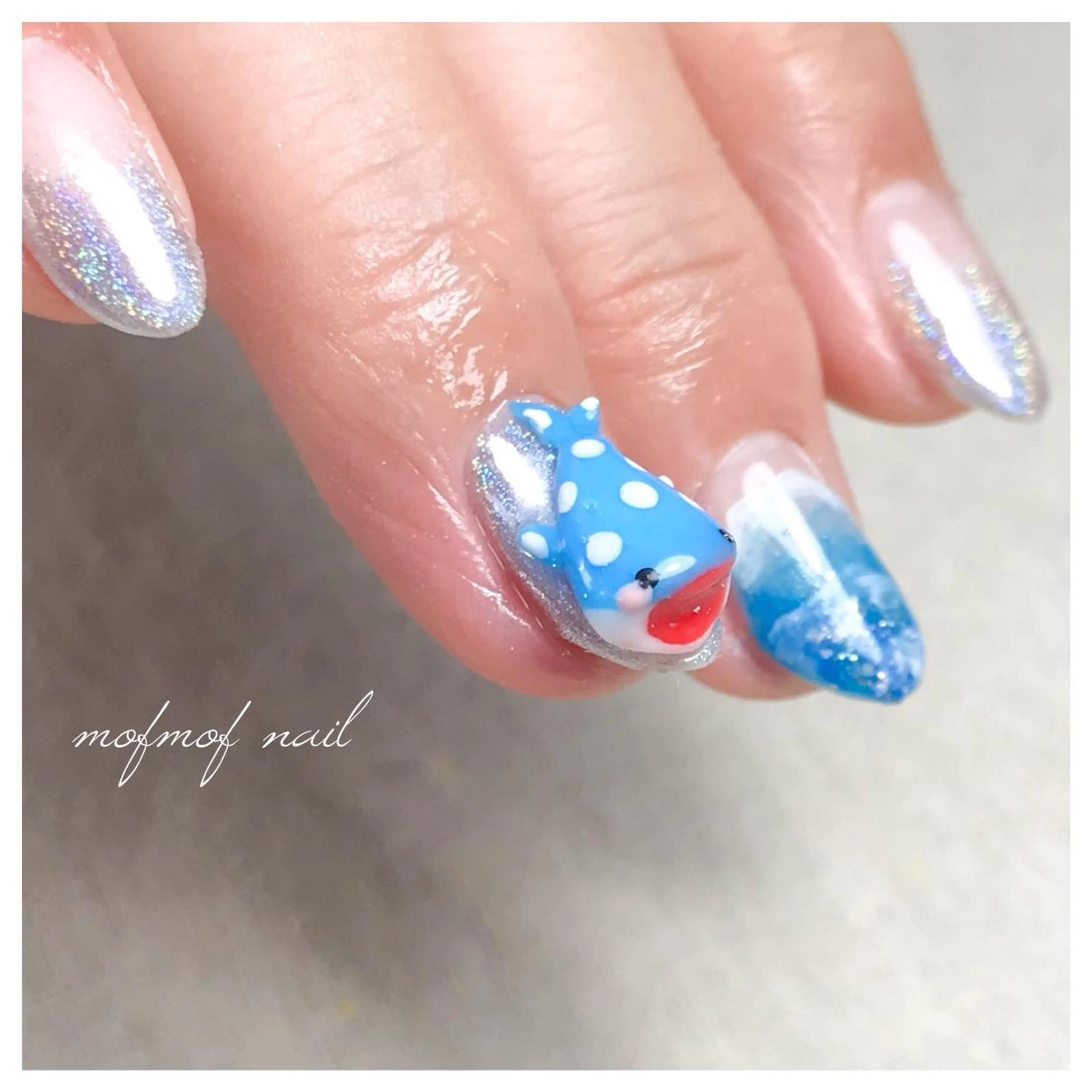 ショート ネイル mofmofnail 🌿shimizuのネイルデザイン