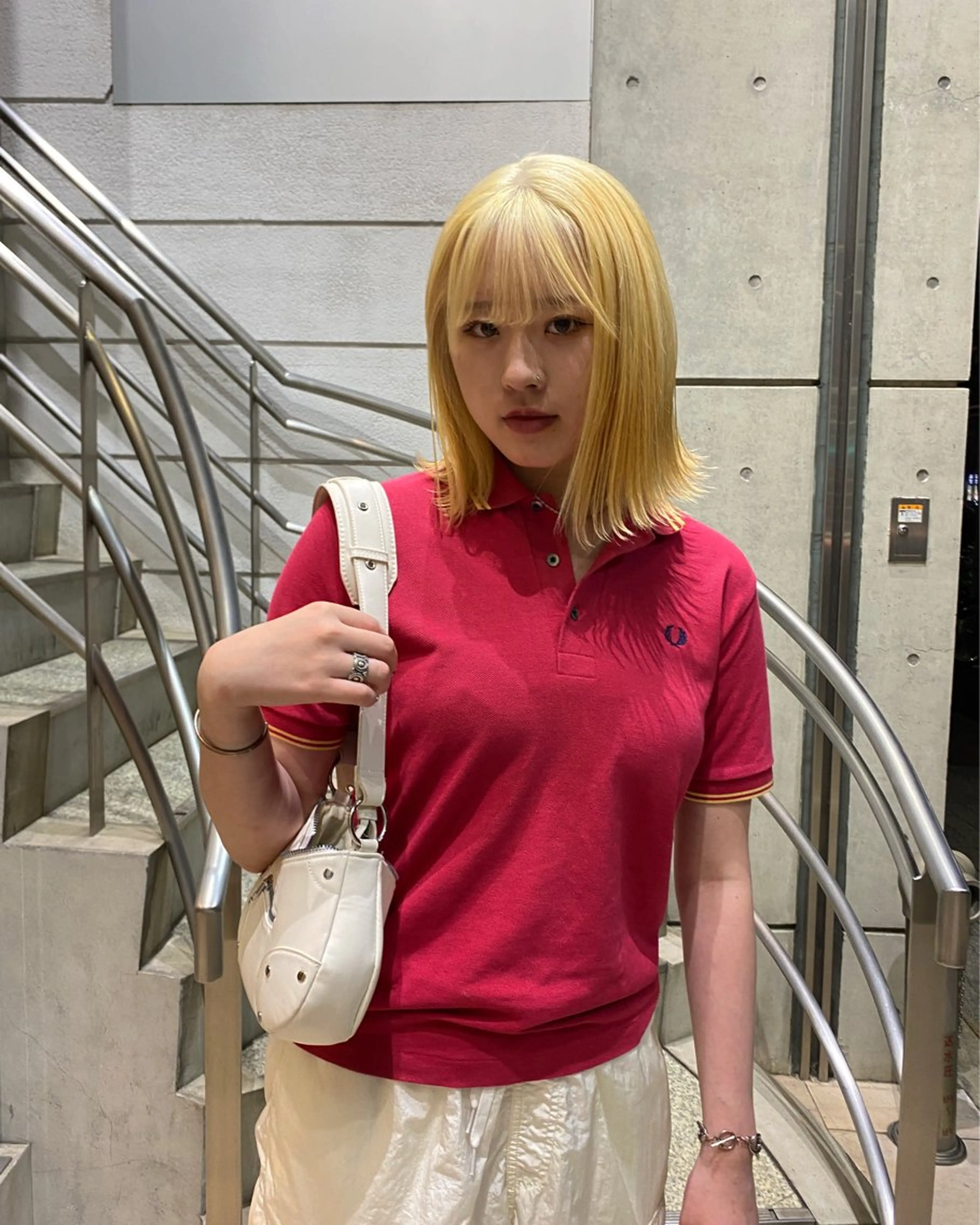 ミディアム ヘアカラー abe yuikaのヘアスタイル
