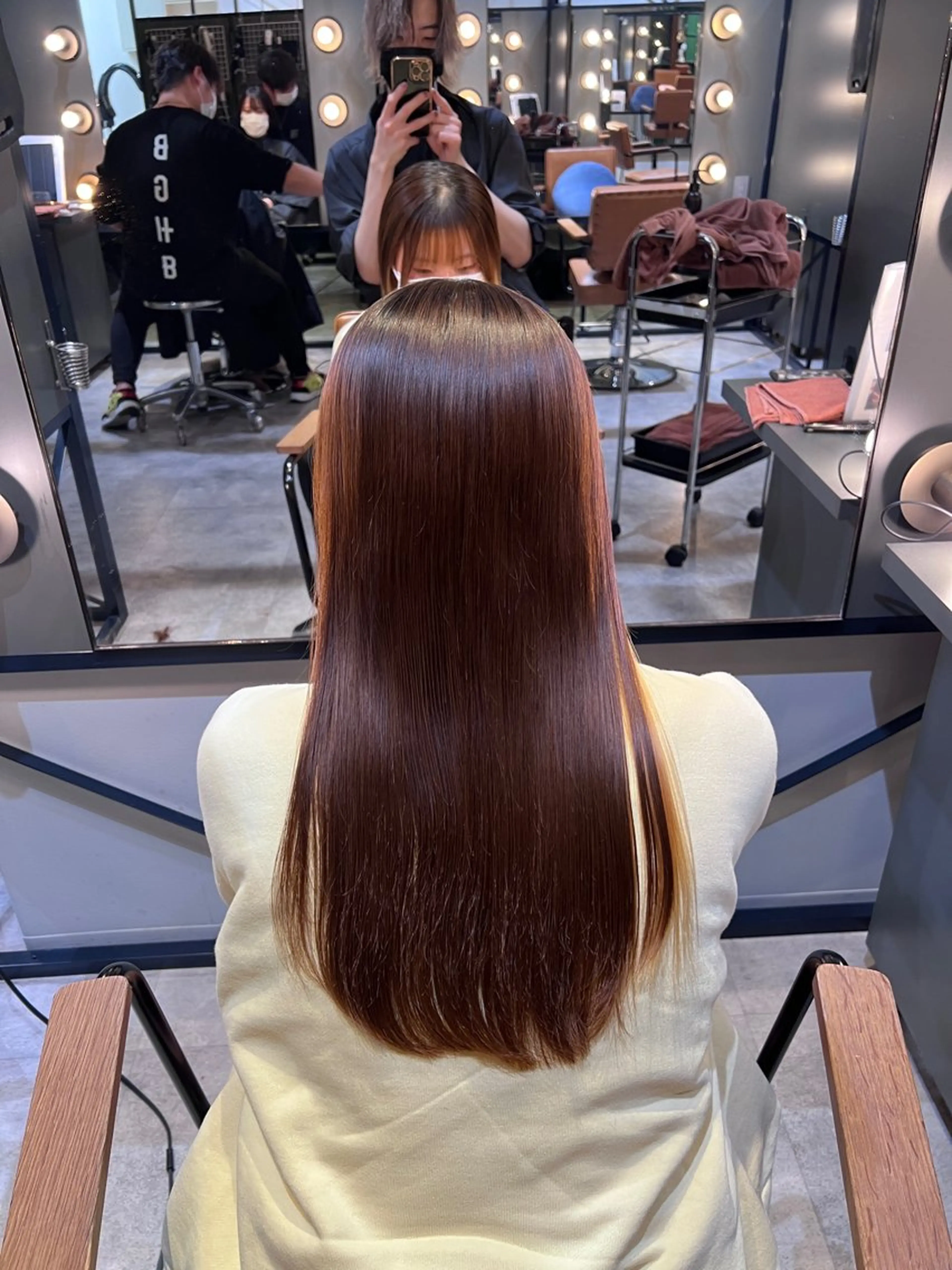 ロング 髪質改善ストレート /髪質改善/中内寛太のヘアスタイル