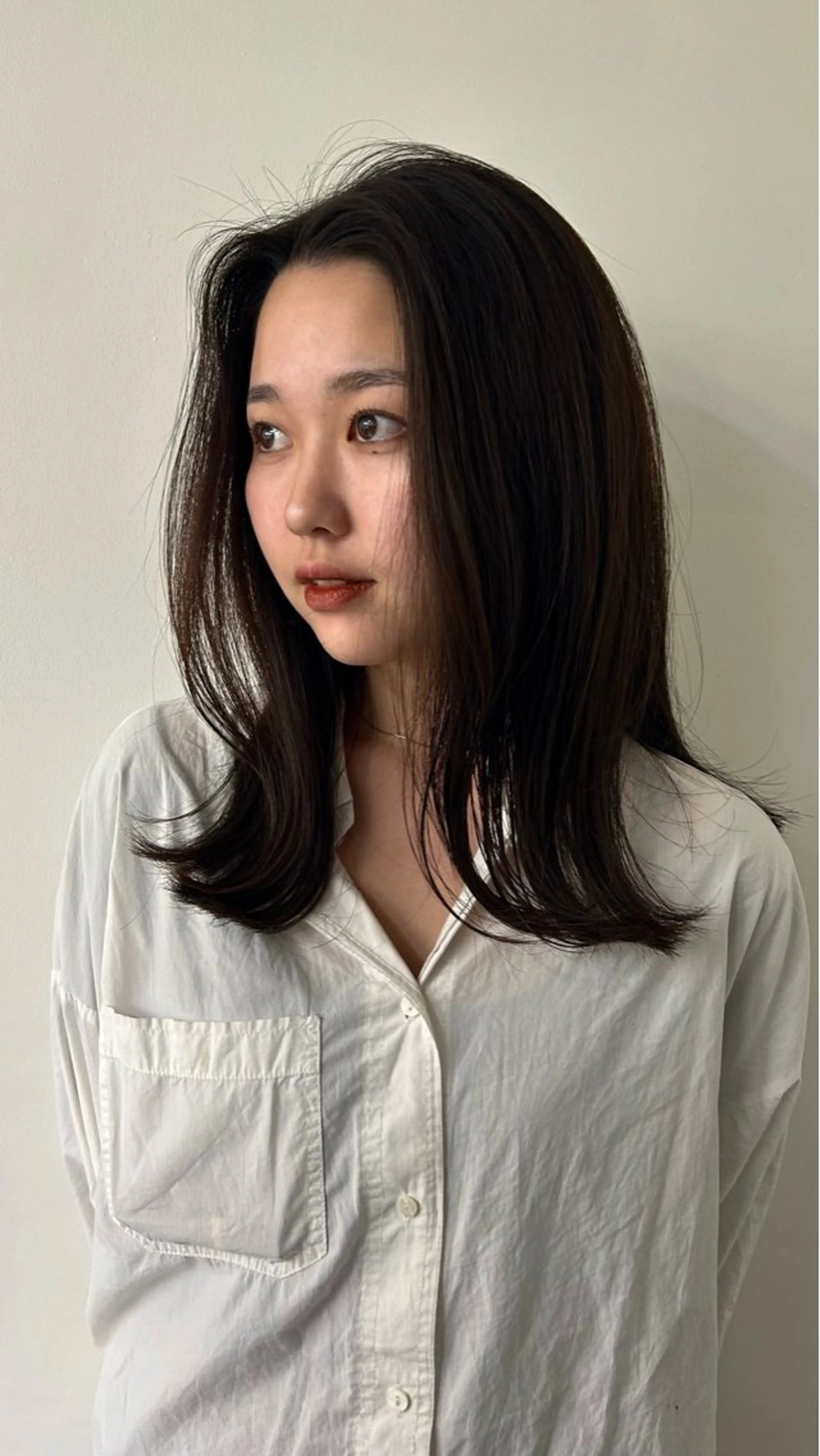 セミロング カラー 名古屋栄/ブリーチ/ ボブ🧃木下桃嘉のヘアスタイル
