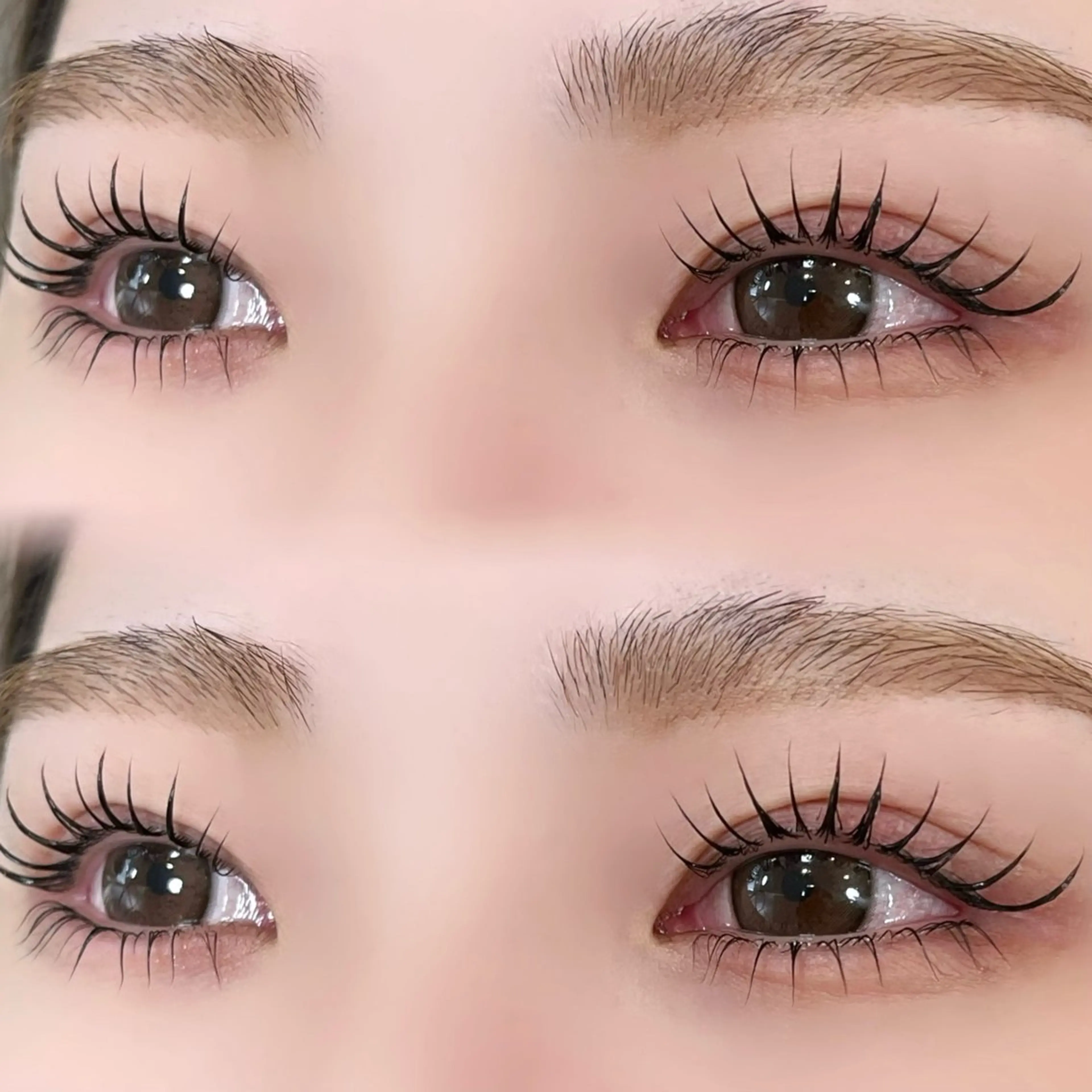 マツエク・マツパ Lカール 下まつげエクステ 一重×まつ毛パーマ マツパ Salon'd S所属・Salon'dS KOTOHIのマツエク・マツパデザイン