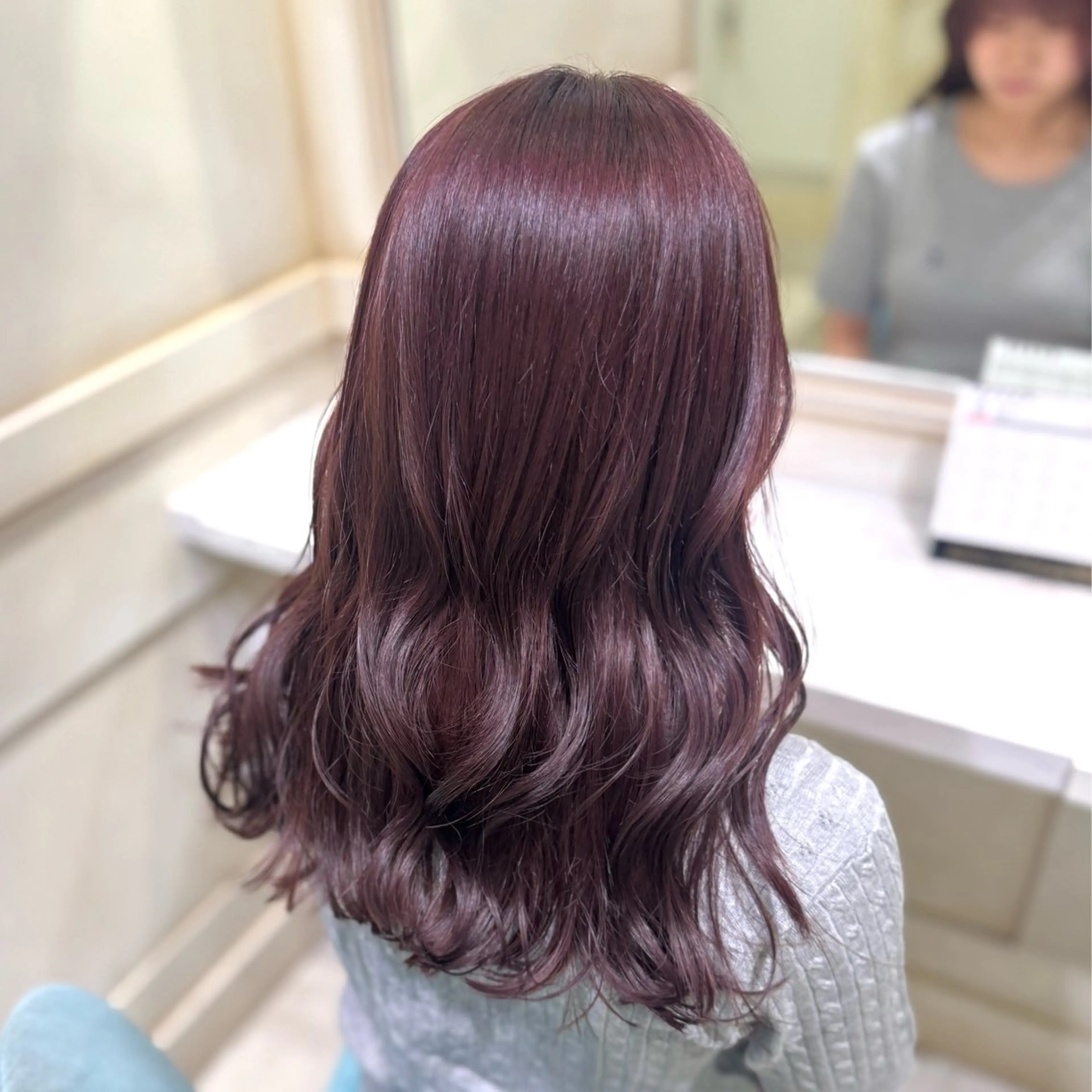 ロング カラー カット ヘアカラー トリートメント 透明感カラー/ kazusaのヘアスタイル