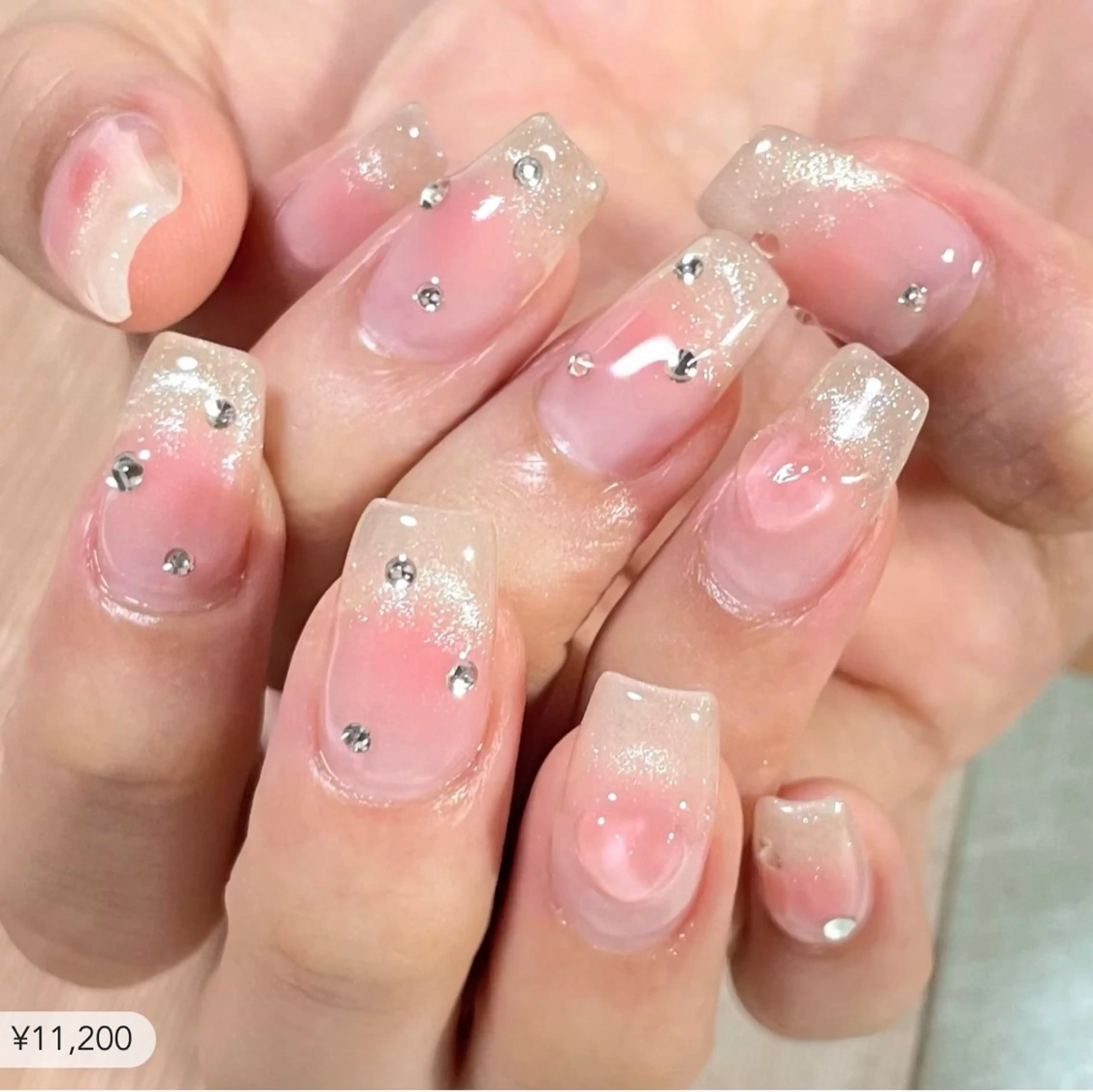 ネイル チークネイル グラデーション マグネットネイル スカルプネイル nail daisyのネイルデザイン
