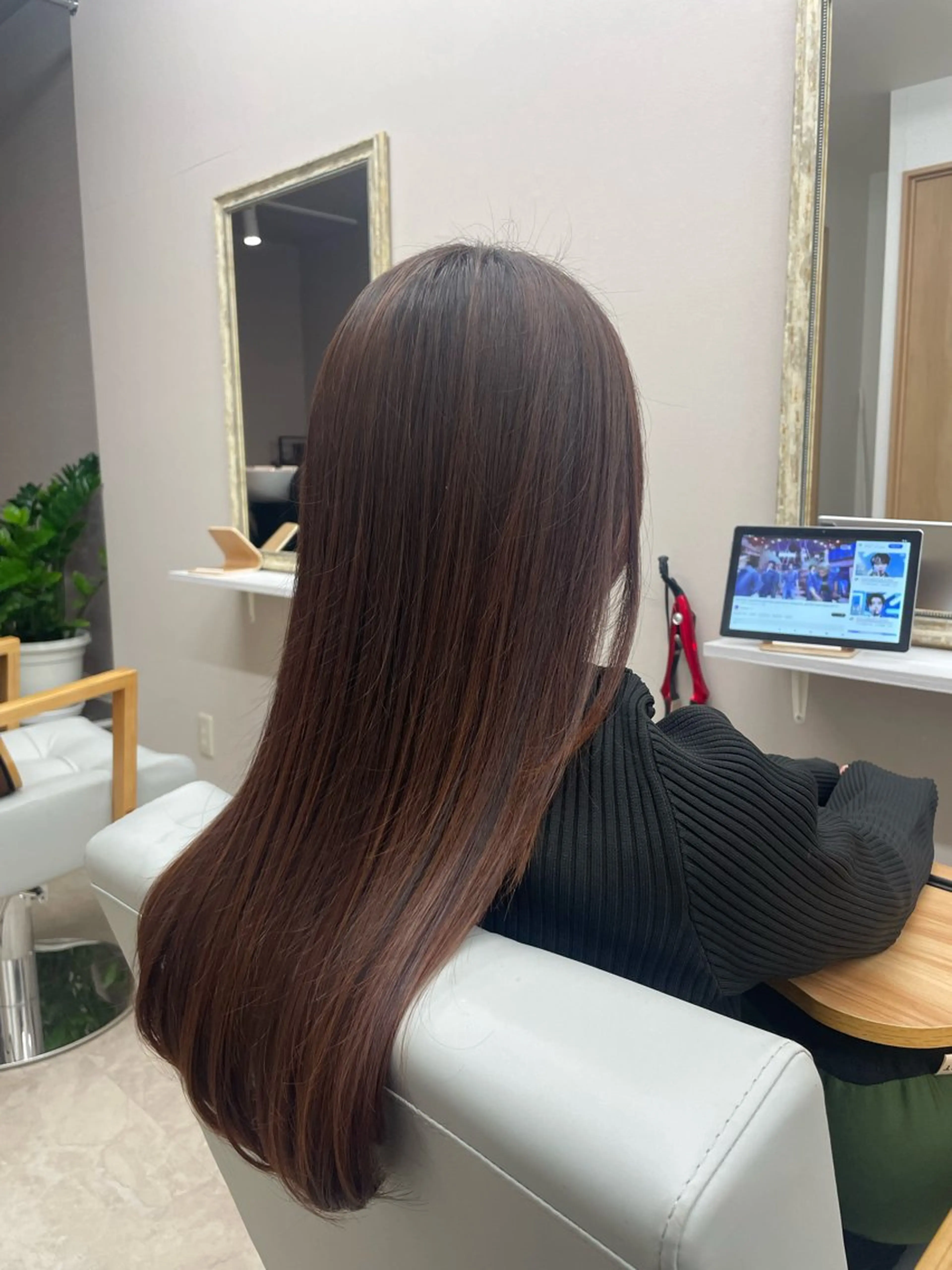 ロング 縮毛矯正 ruen 上通り　髪質改善＆ショートカット所属・💫熊本上通り💫 田口 紗羅のヘアスタイル