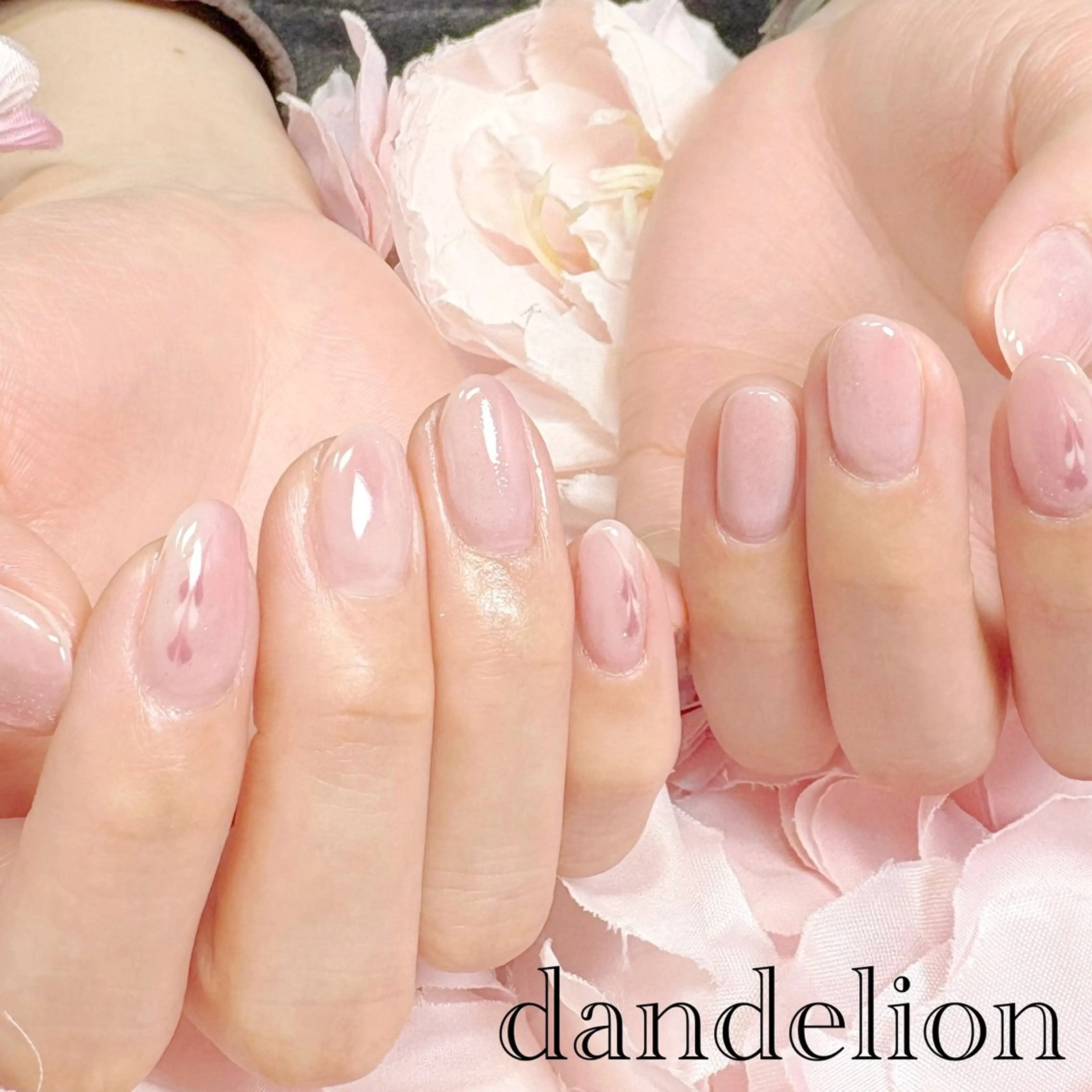 ネイル ハンドネイル ハンドケア dandelion ダンデライオンのネイルデザイン