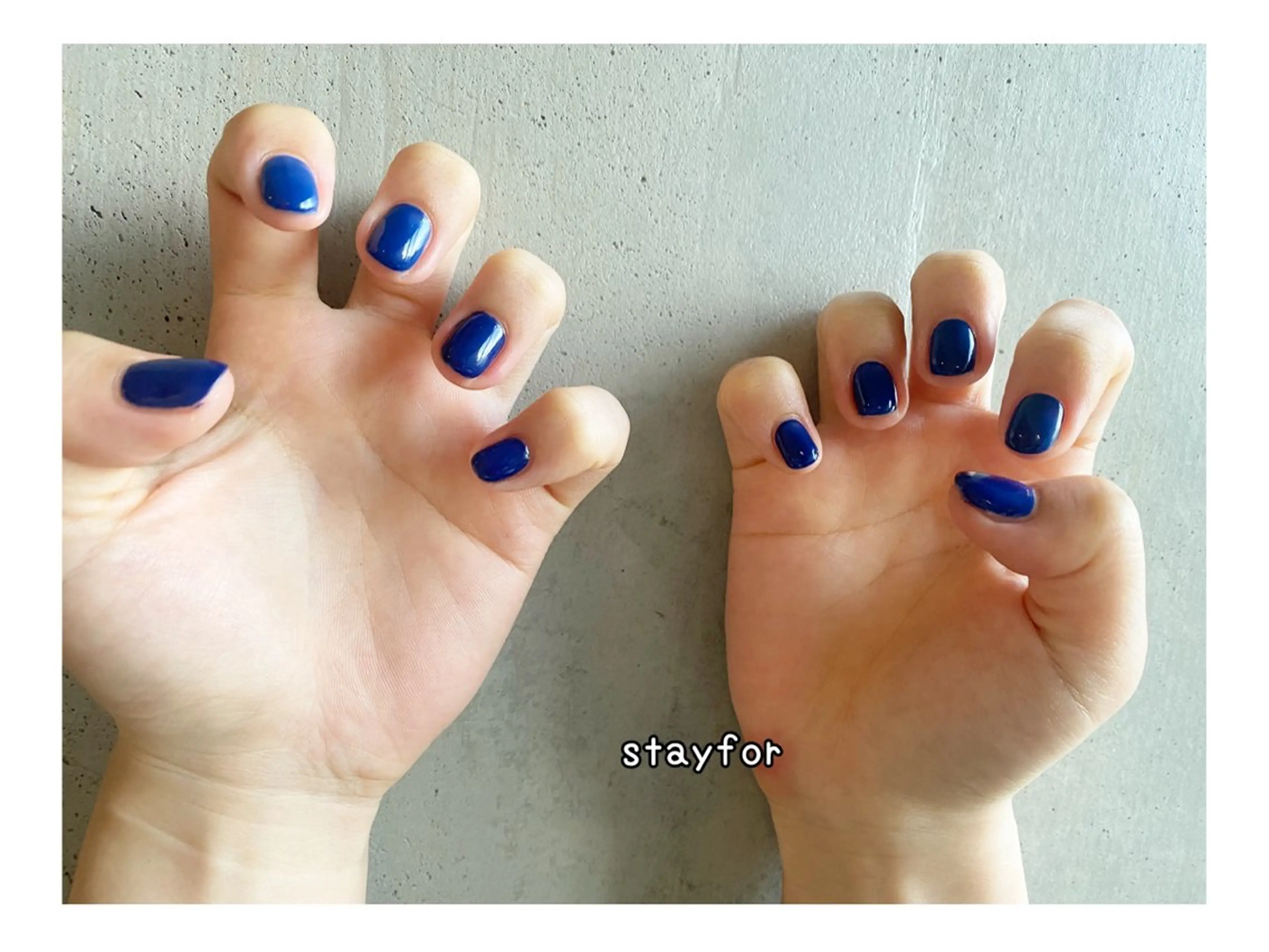 ネイル ネイビー stayfor_ mamiのネイルデザイン