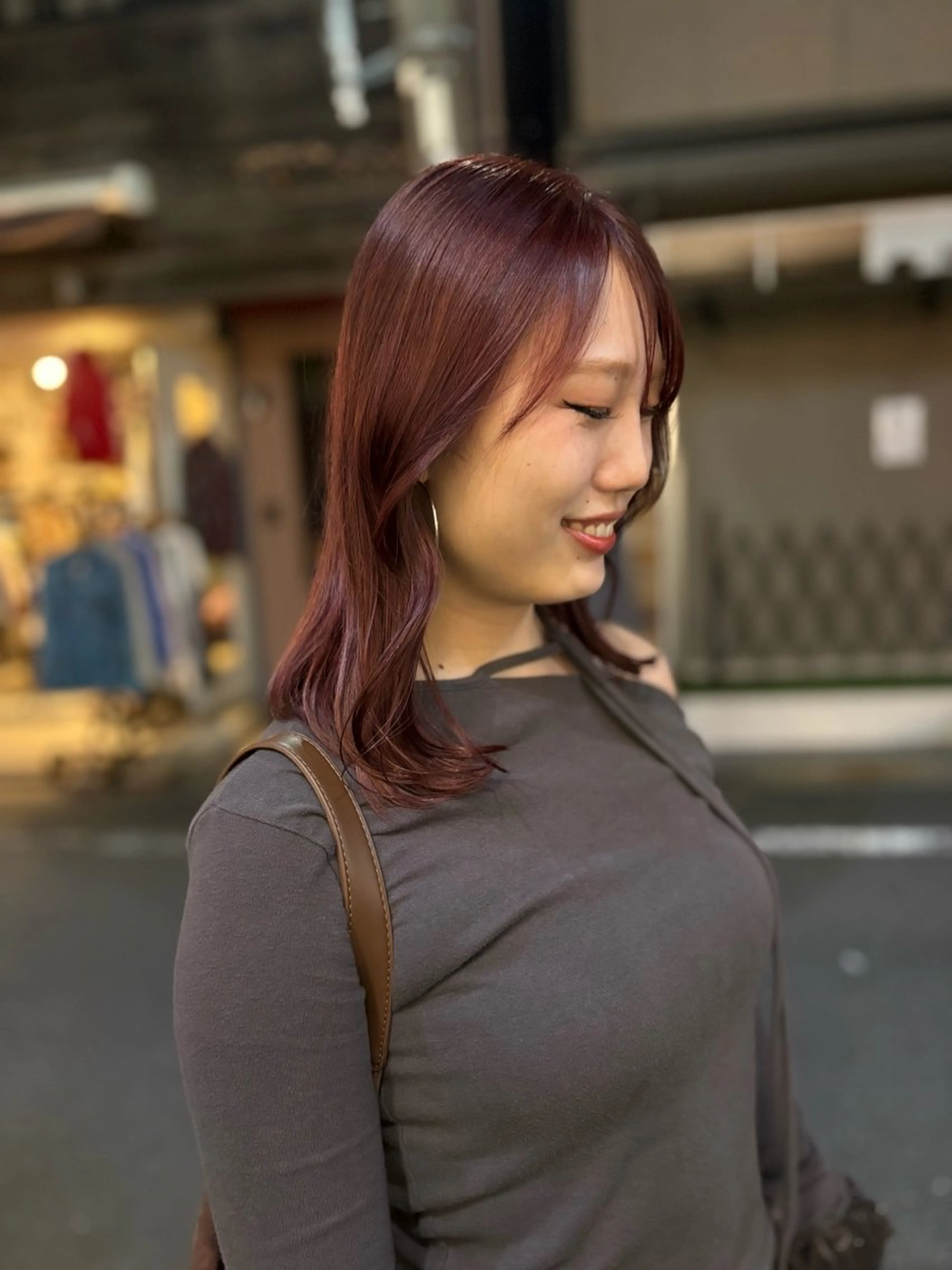 ミディアム カラー ヘアカラー カラーモデル募集/ 平尾ひよりのヘアスタイル