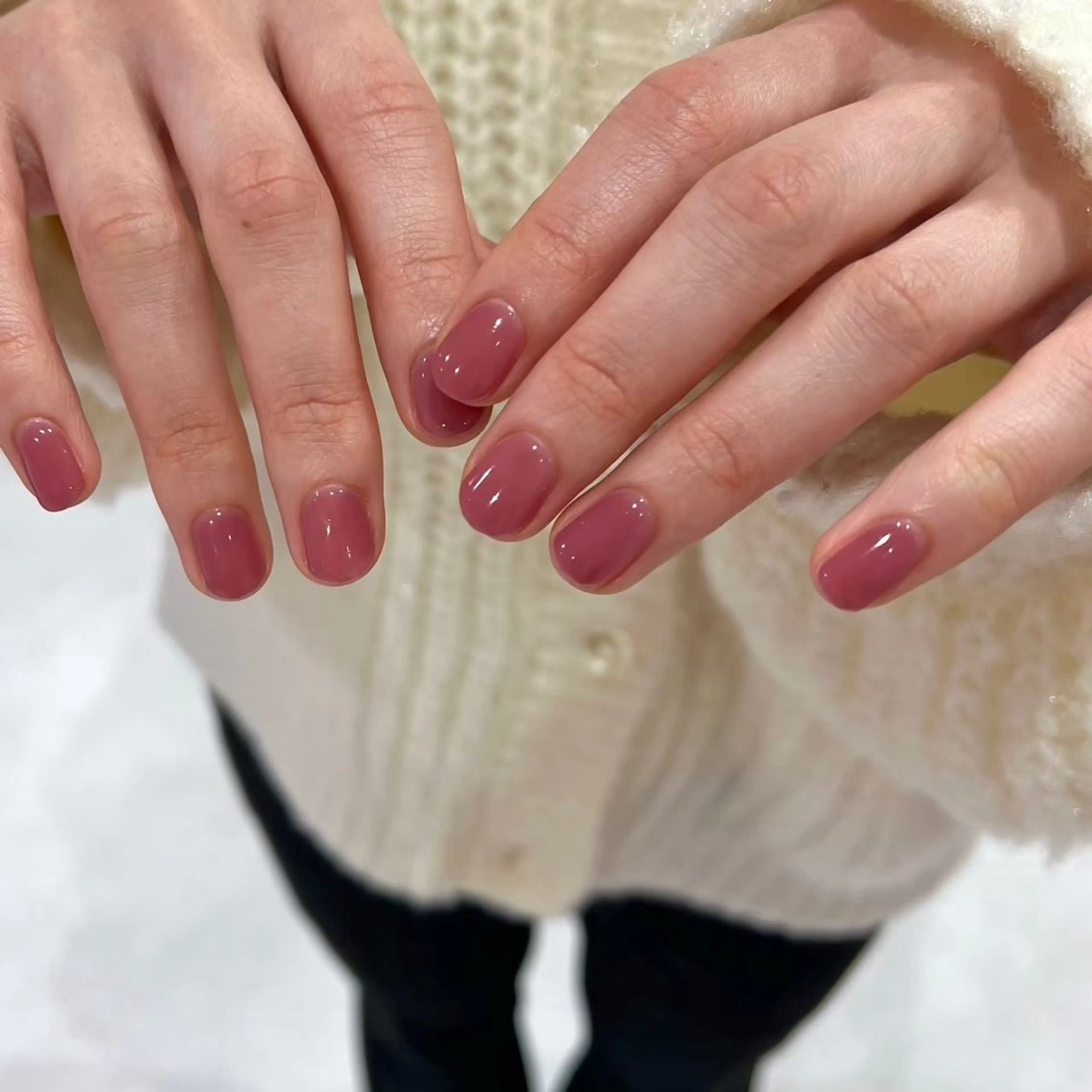 ネイル ワンカラーネイル LUCY心斎橋所属・LUCY心斎橋/ 💍Saki💍のネイルデザイン