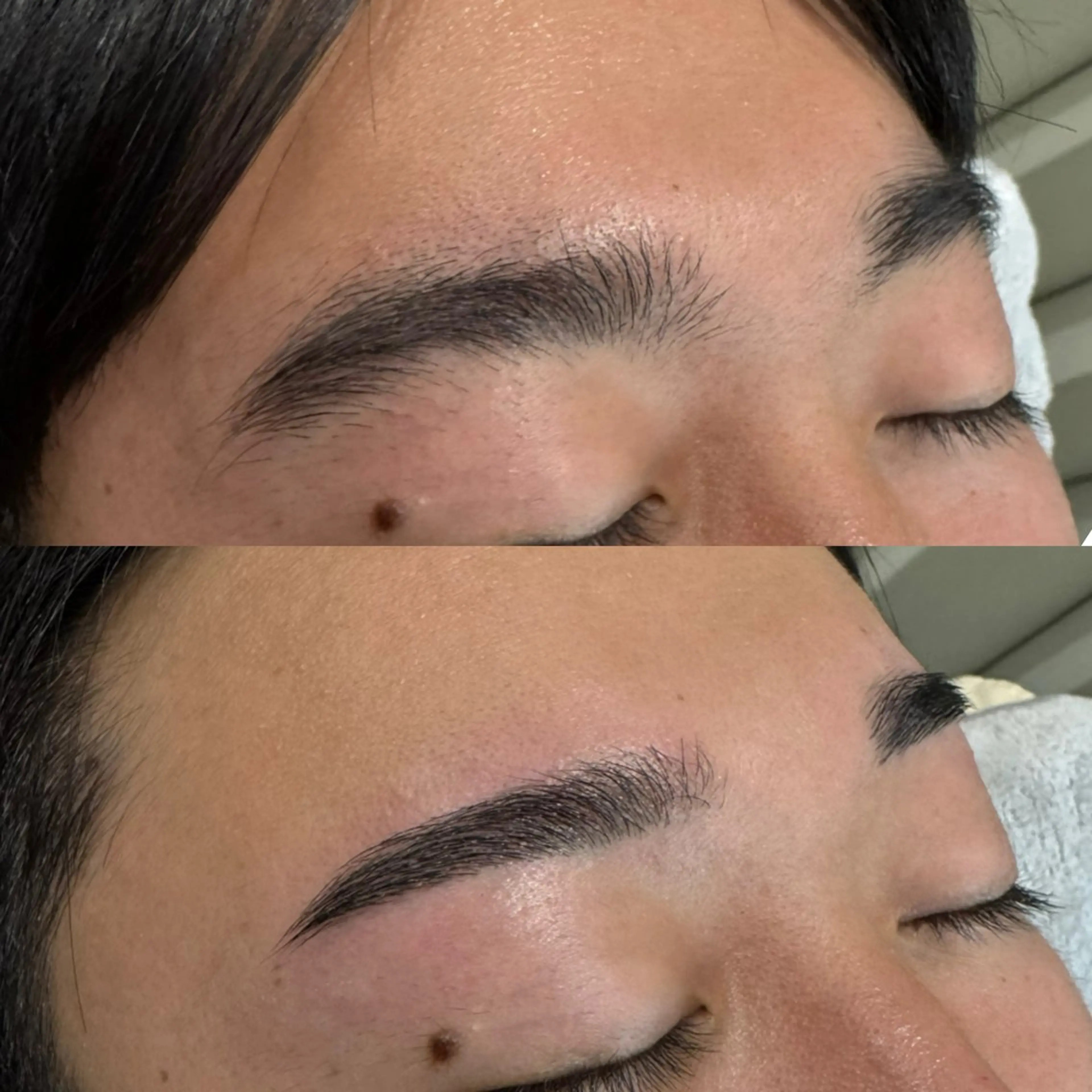 メンズ  眉毛ワックス+パーマ👾ᩚの写真