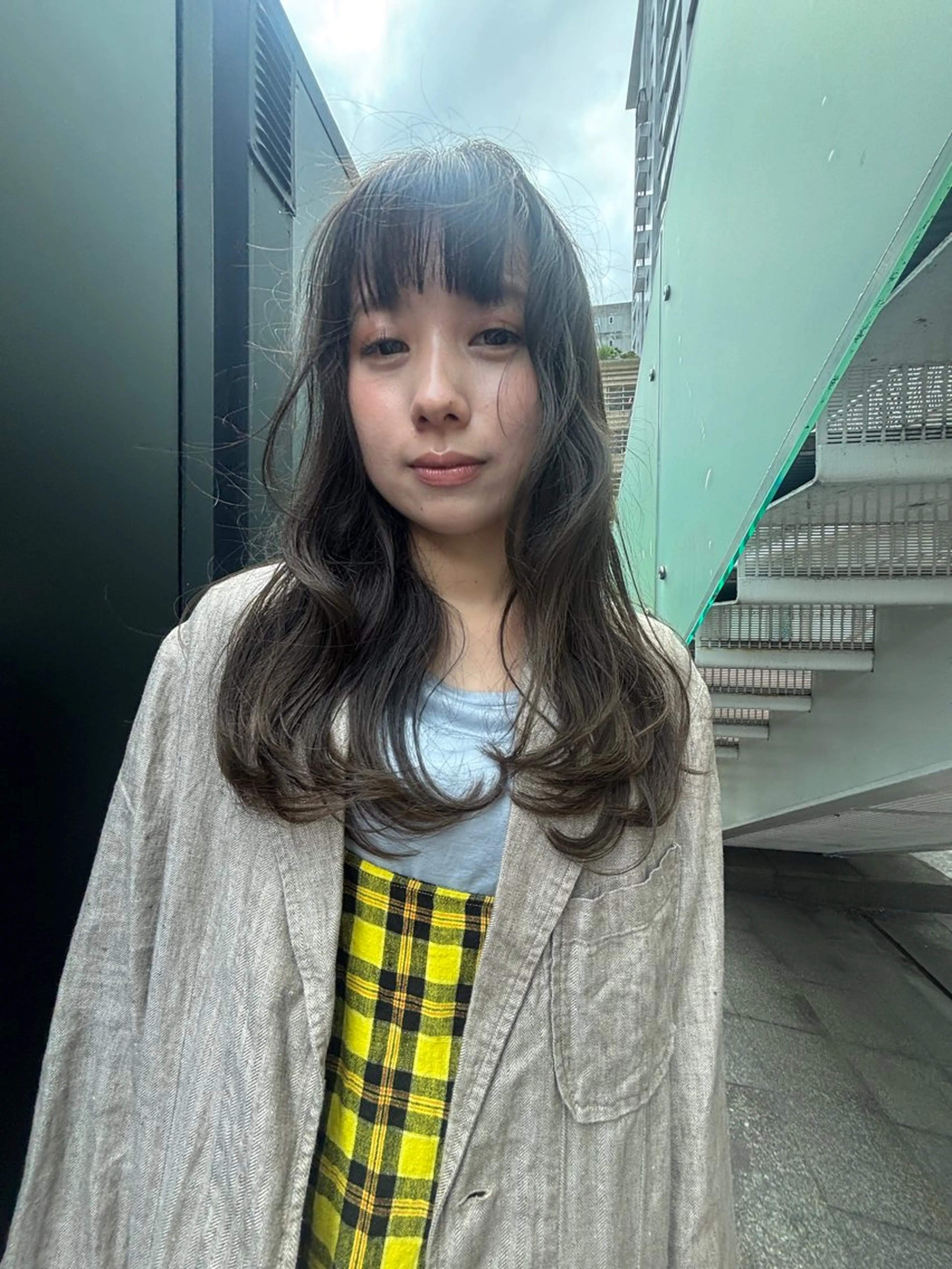 セミロング カット ヘアカラー musiiik saya/今泉のヘアスタイル