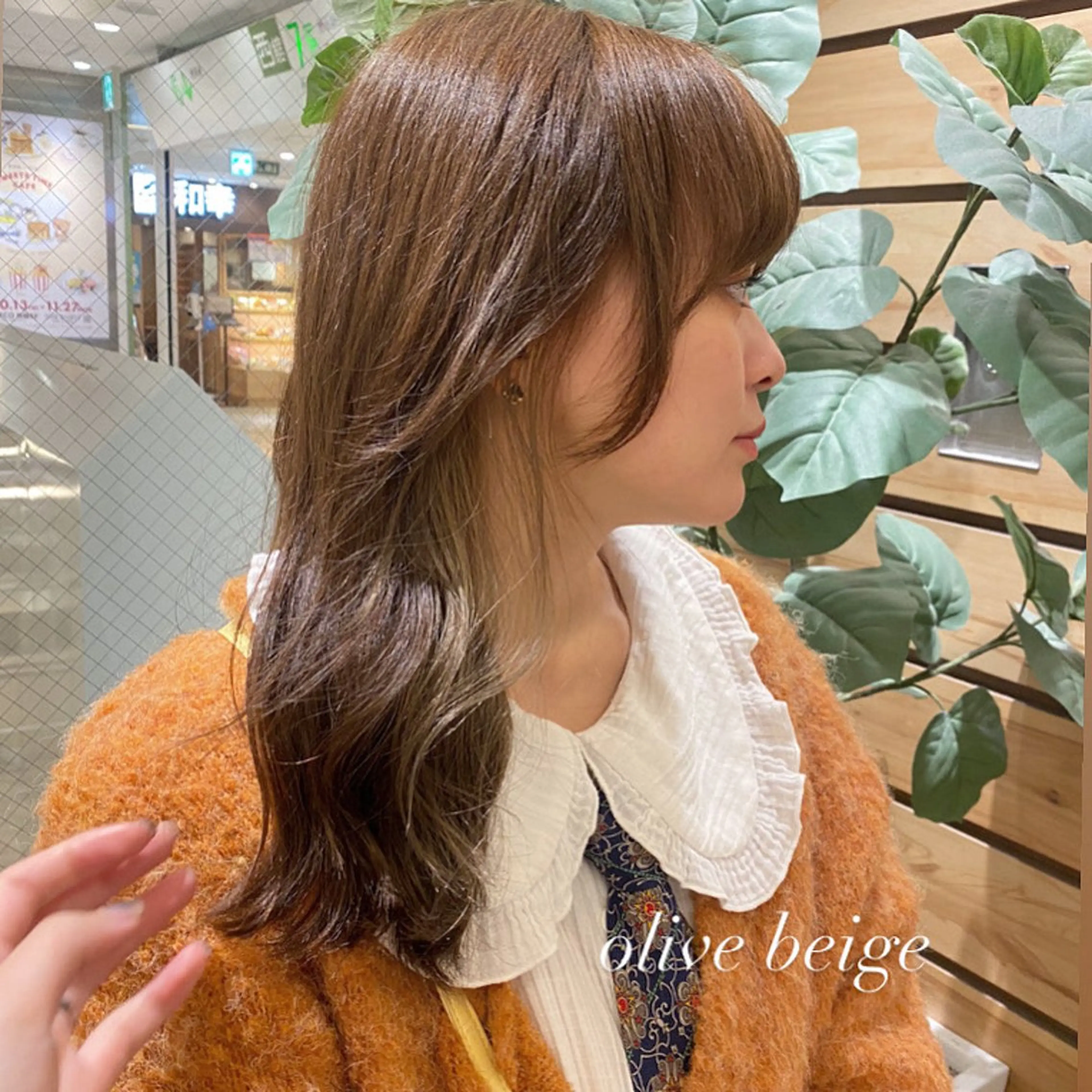 セミロング カラー ヘアカラー 佐藤 櫻のヘアスタイル