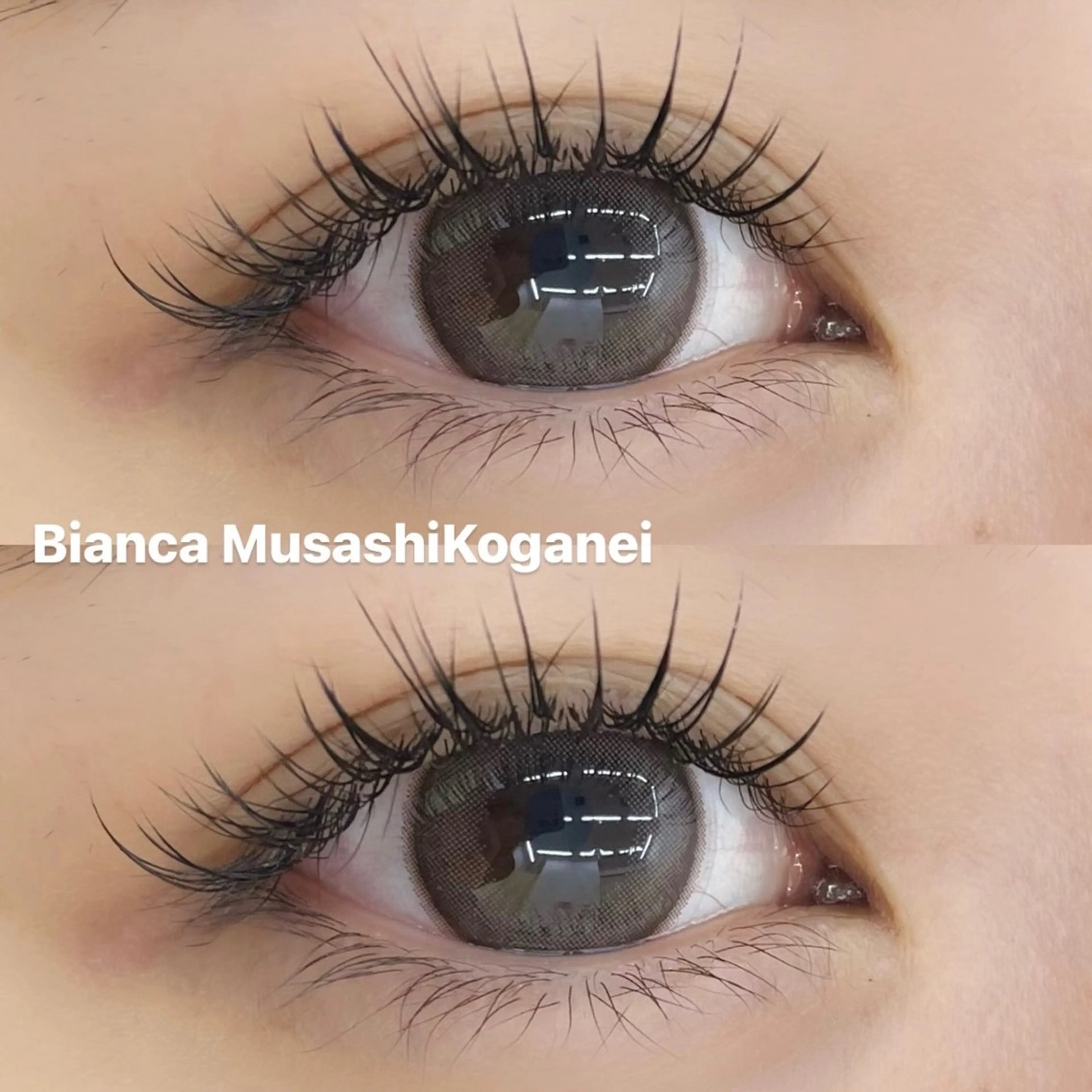 マツエク・マツパ 束感まつ毛 フラットラッシュ マツエク Bianca はしもと🤍のマツエク・マツパデザイン