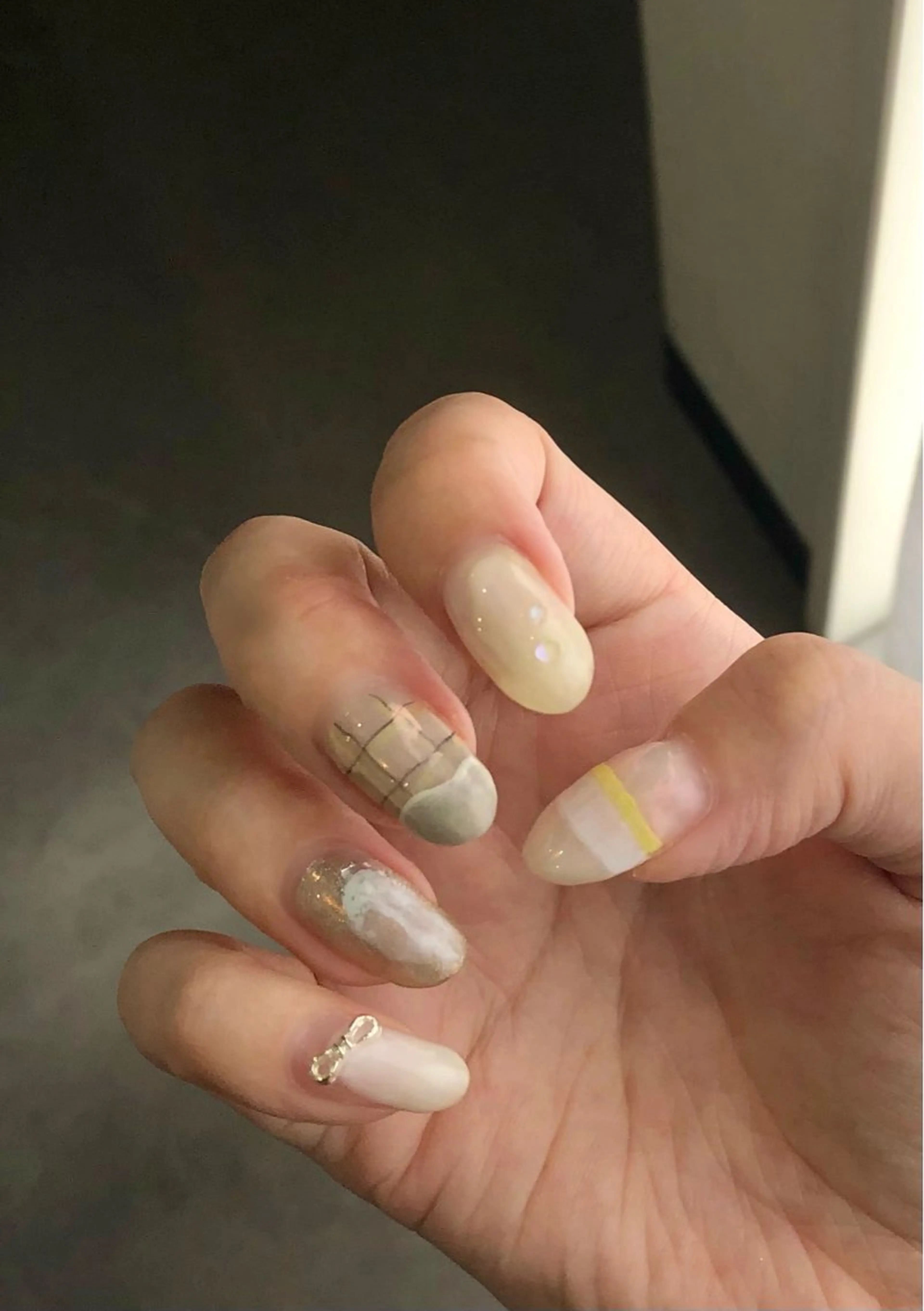 ネイル ニュアンスネイル RITZ福岡薬院店　まつげパーマ/マツエク/ネイル/眉毛所属・💅 momokoのネイルデザイン