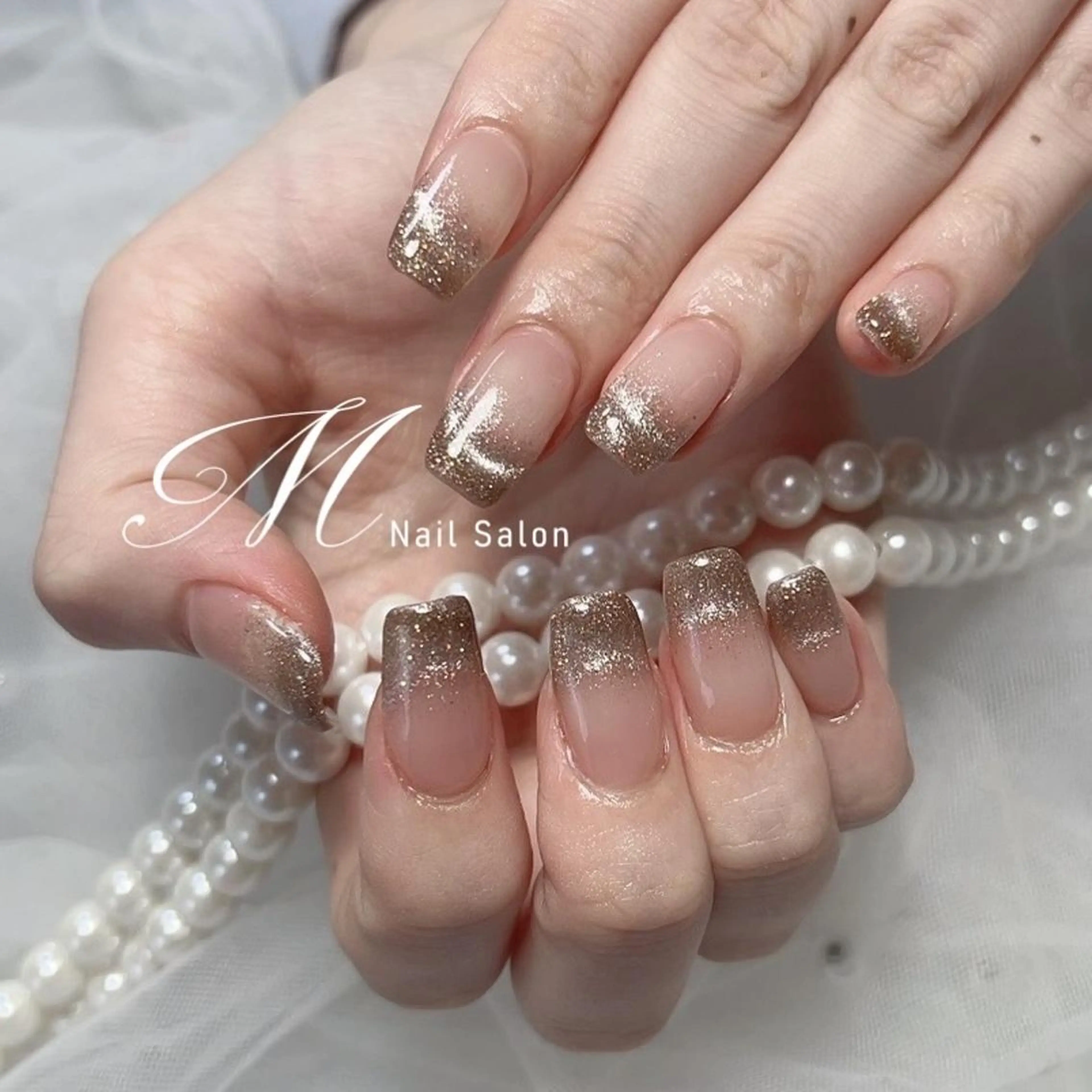 💖限定【オフ無しのみ】✨超人気✨話題のフレンチ光✨マグネットグラデーション🧲パラジェル変更🉑ベースカラーあり🔥の写真