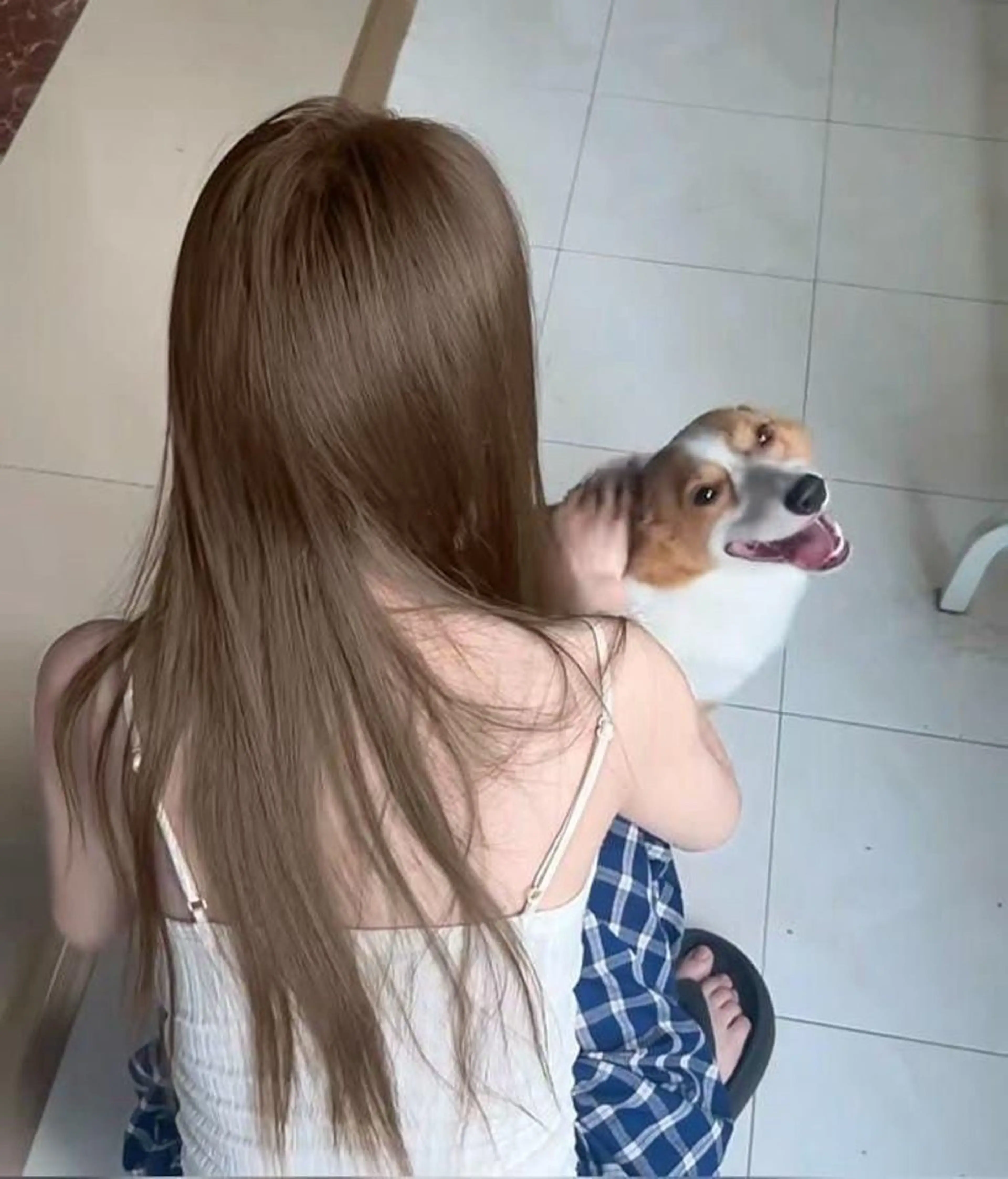 ロング カラー ベージュカラー ミルクティーベージュ ヘアカラー トリートメント 韓国風🤍グレ ージュ🤍たくみのヘアスタイル