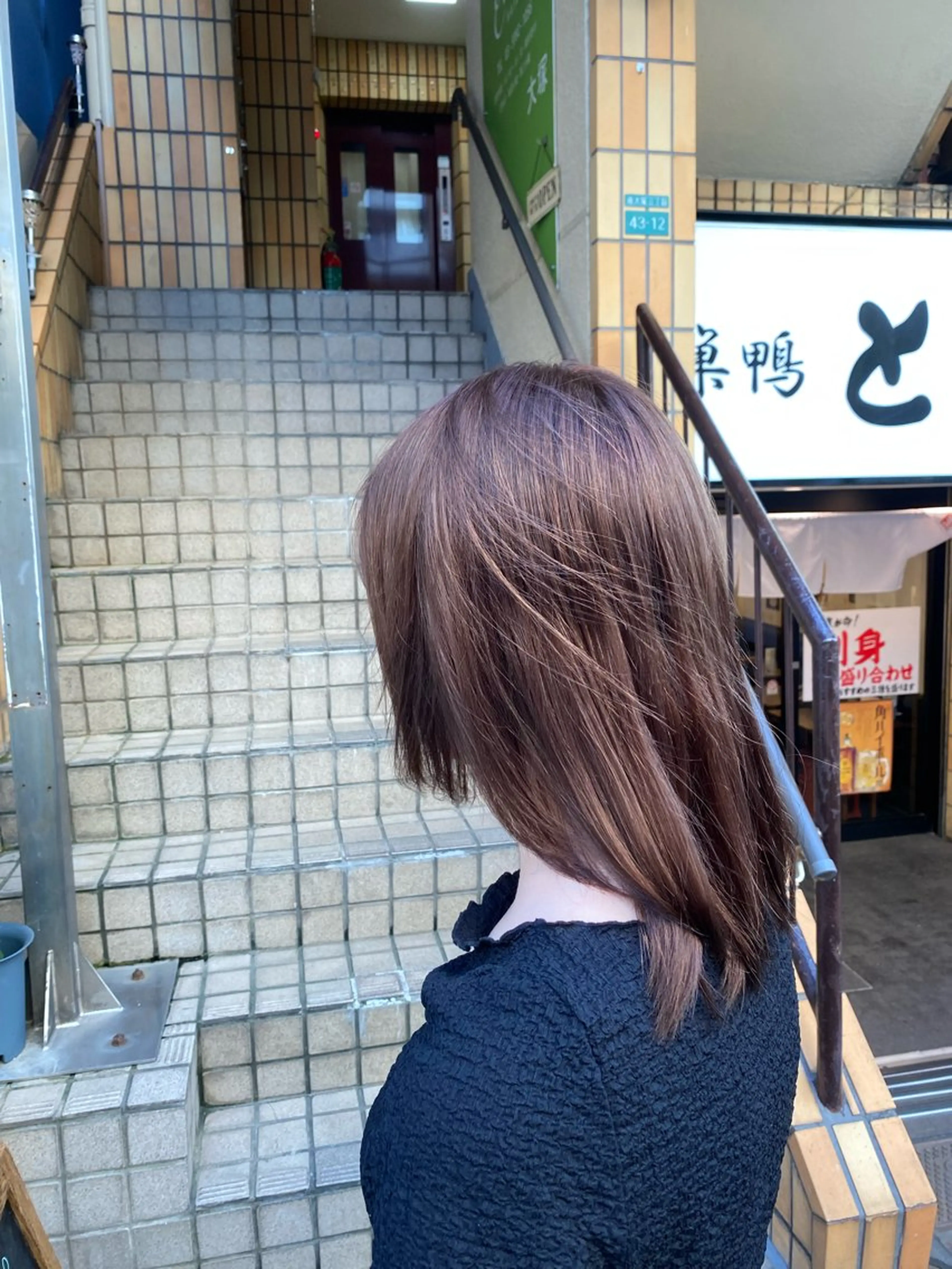 ミディアム カラー ヘアアレンジ メンズ特化 エシカル　松原大将のヘアスタイル