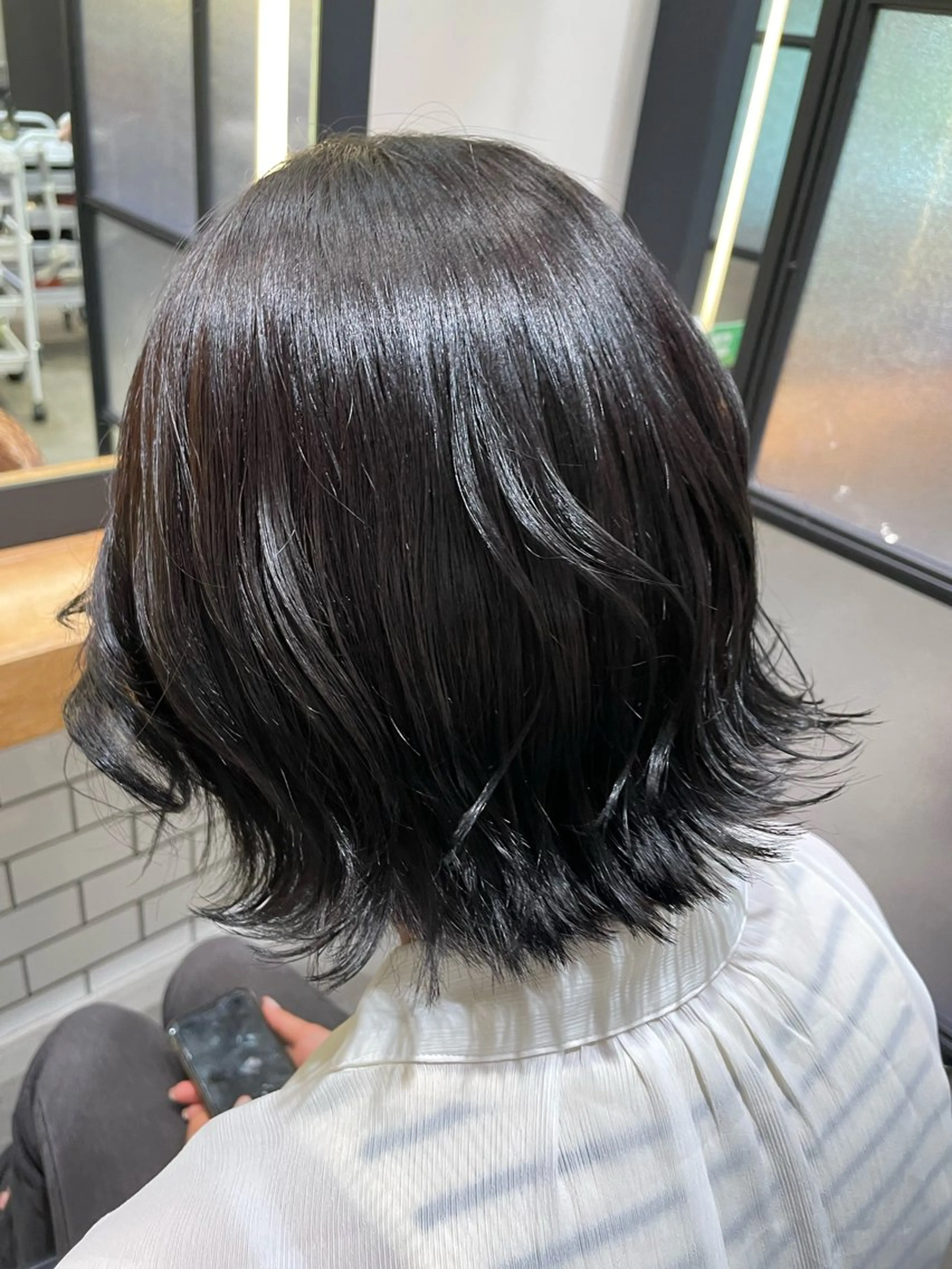 ミディアム カラー ヘアアレンジ 暖色カラー🤎Red Neo meiのヘアスタイル