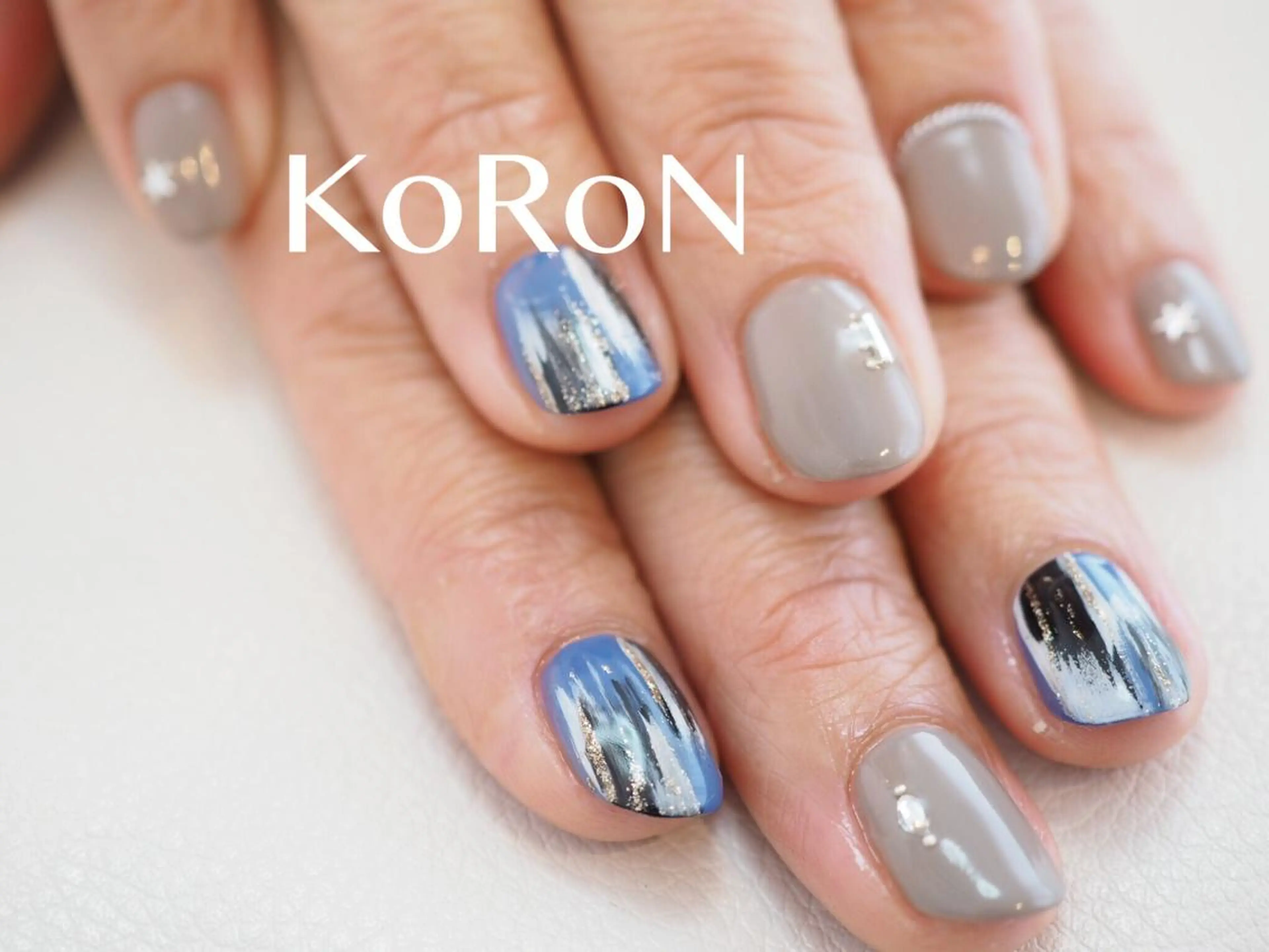 ネイル アートネイル ニュアンスネイル ハンドネイル 自宅サロン鎌倉 KORONのネイルデザイン