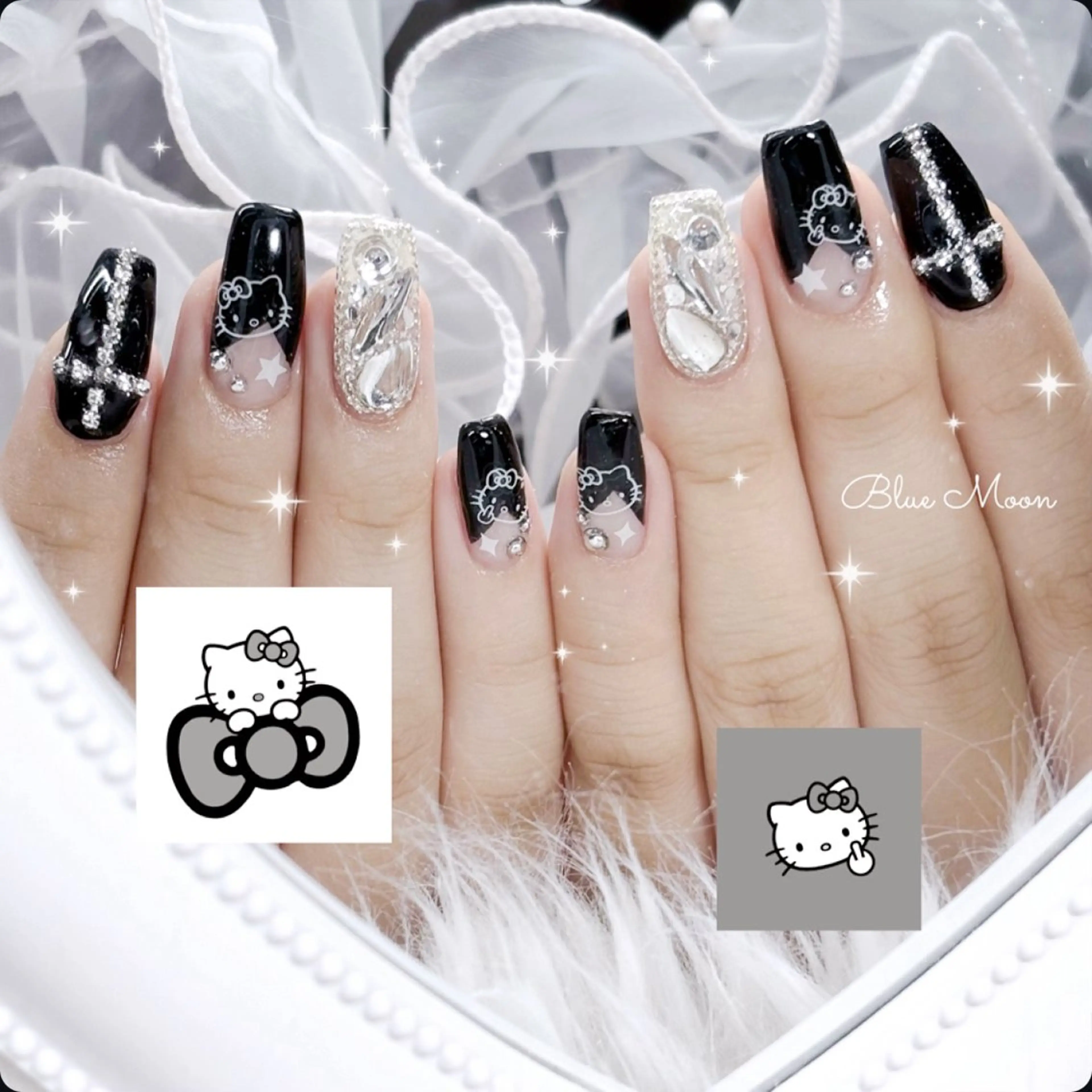 ネイル ハンドネイル フットネイル ハンドケア nail salon Blue Moonのネイルデザイン
