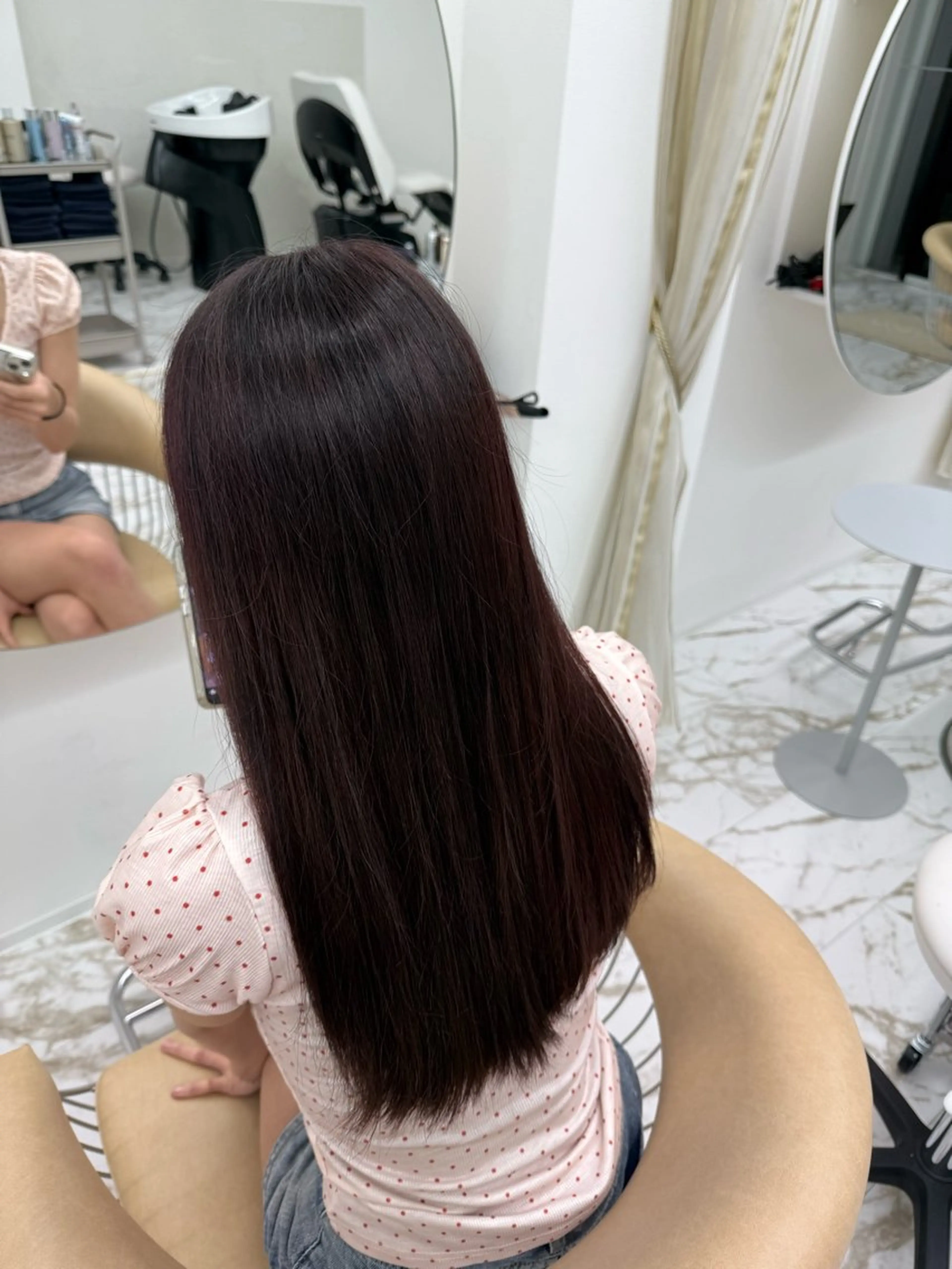 ロング ヘアカラー NANA yunaのヘアスタイル
