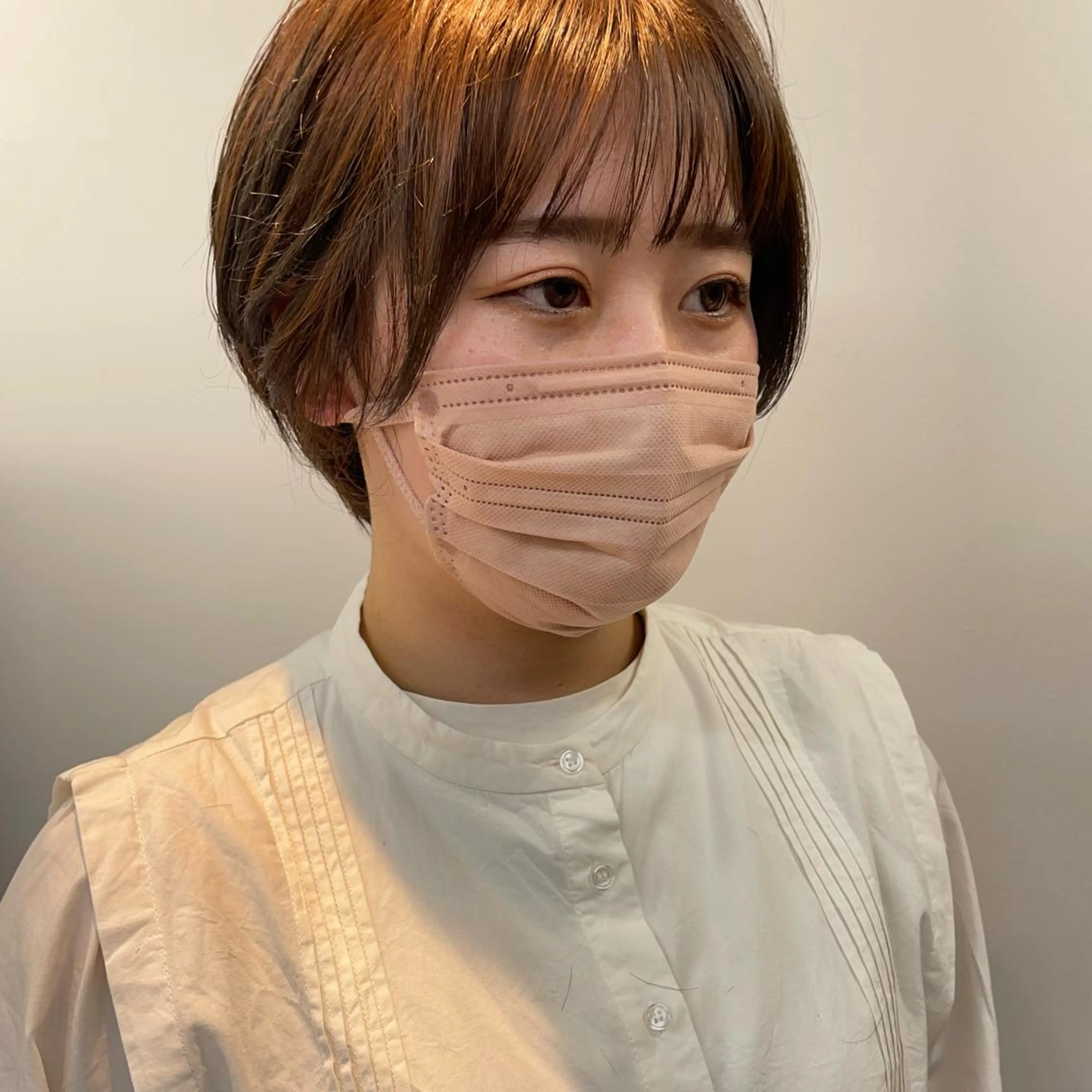 カラー ブリーチ 顔まわり/インナー カラー/　syuriのヘアスタイル