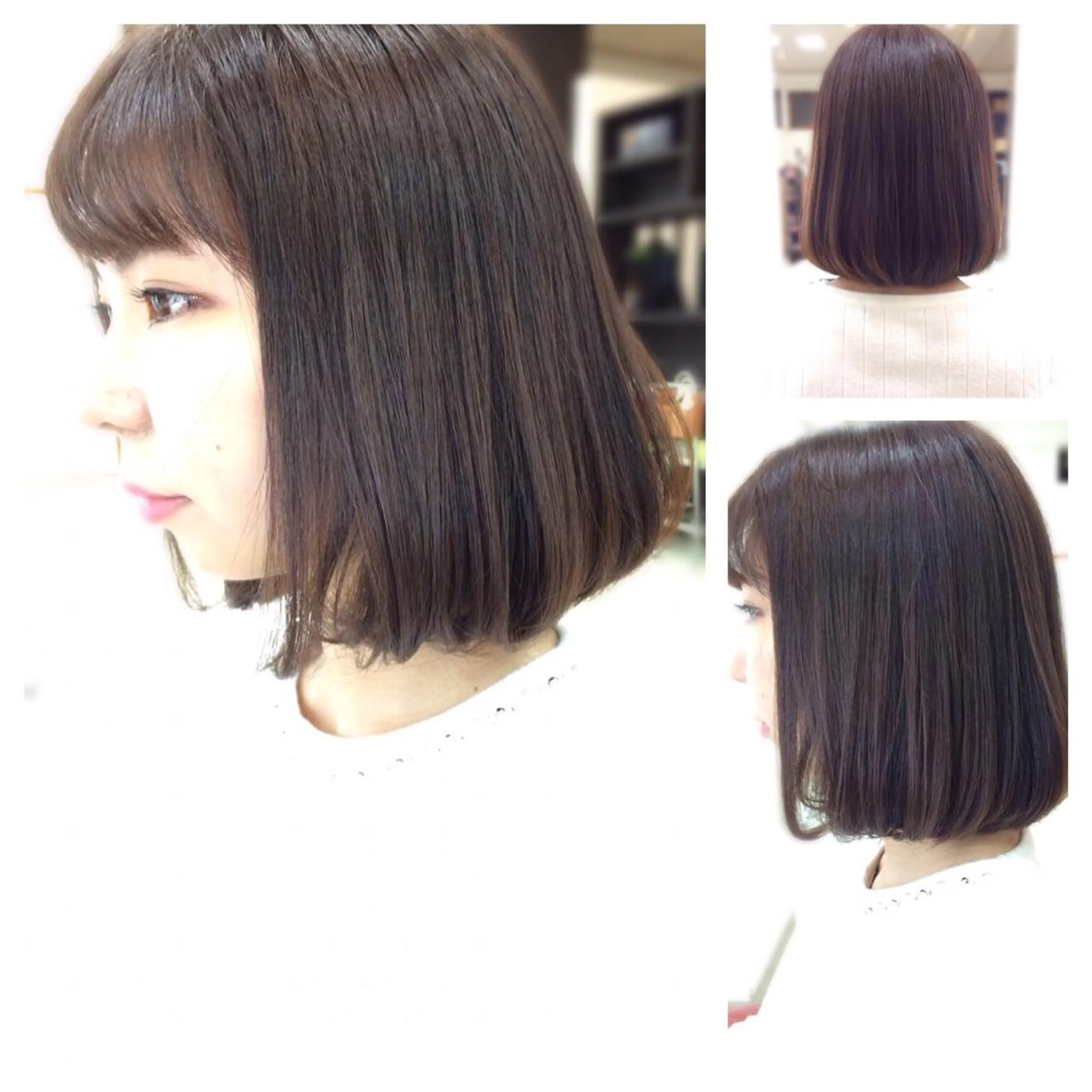 ミディアム ボブ いけだ ゆうのヘアスタイル