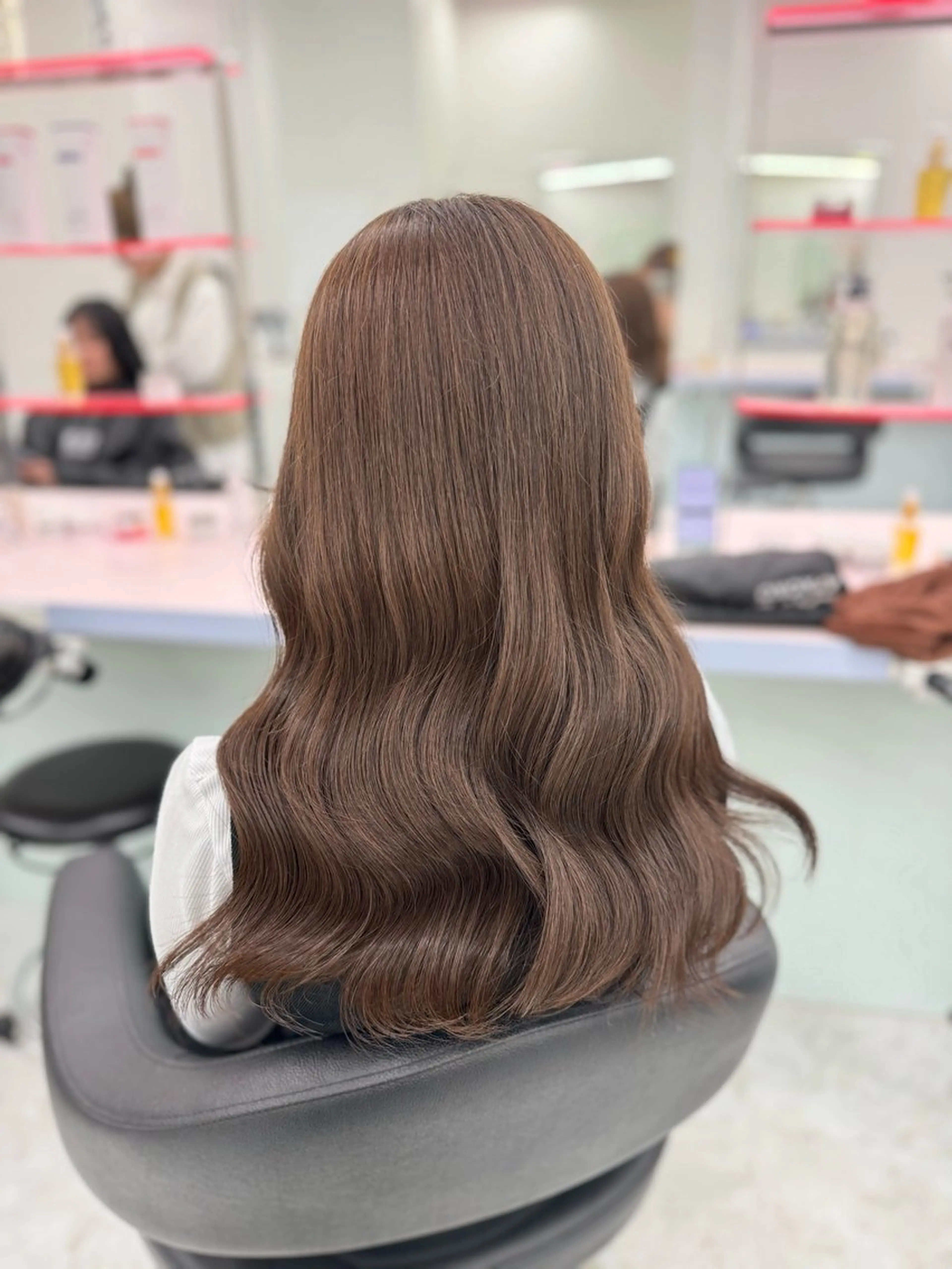 セミロング カラー ベージュカラー カット ヘアカラー ヘアセット ♡ブリーチカラー♡ Mirioのヘアスタイル