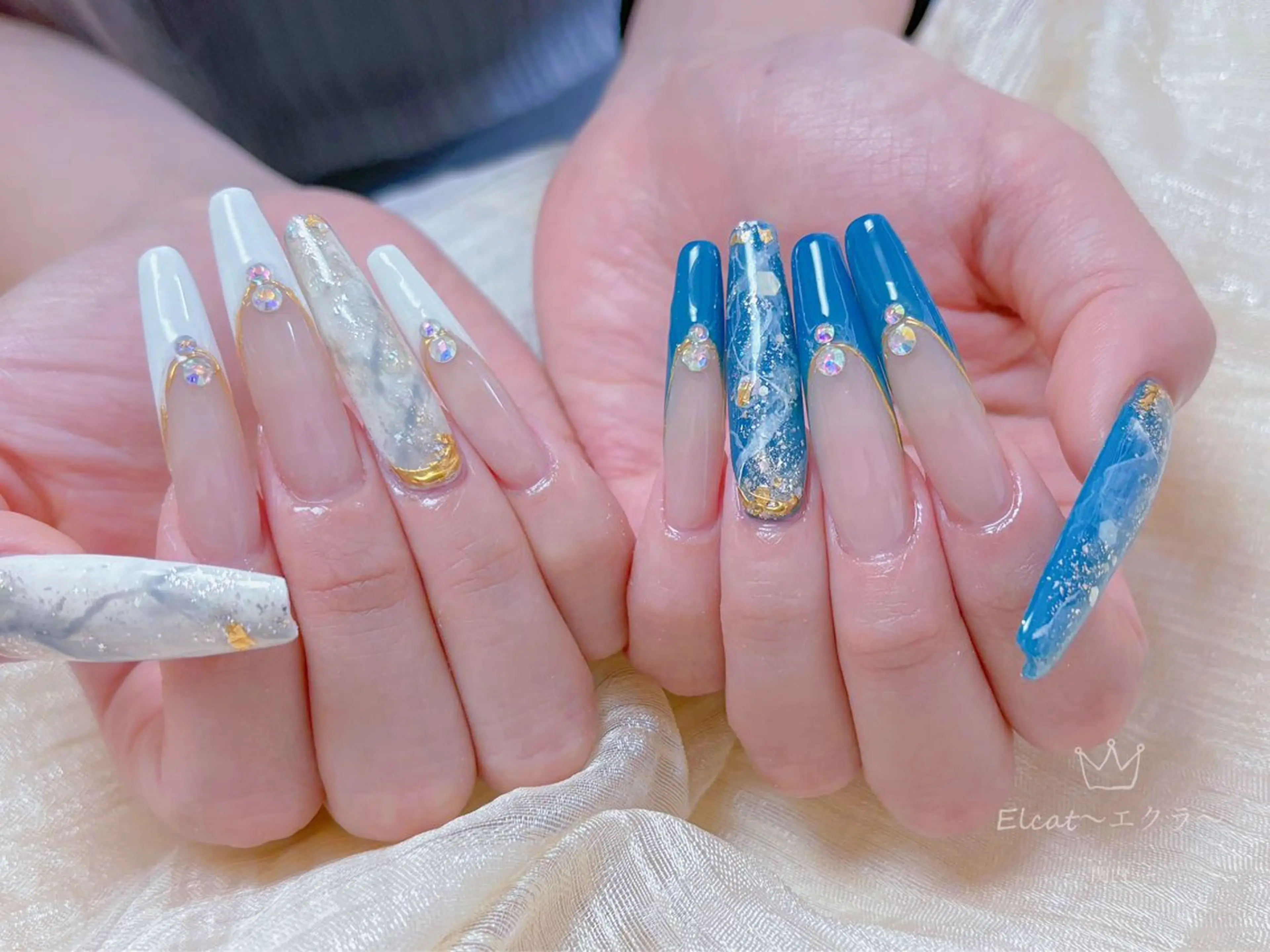 ネイル ハンドネイル 🎀ネイルサロン エクラYUI🎀のネイルデザイン