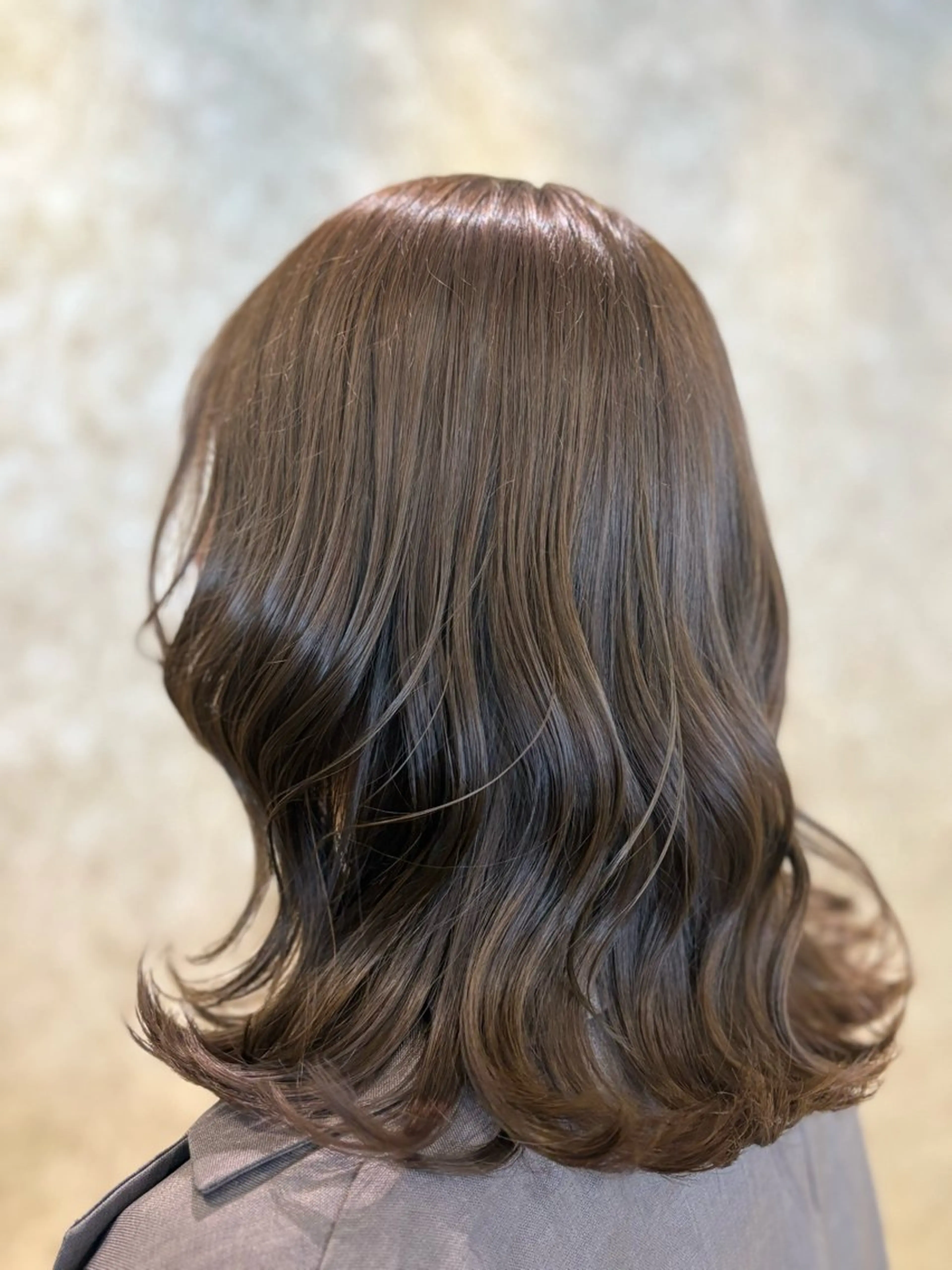 ミディアム カラー 髪質改善　Ｃｈｅｒｉｅ　ｃｏａ　仙台店【髪質改善サロン】所属・阿部 美鈴のヘアスタイル
