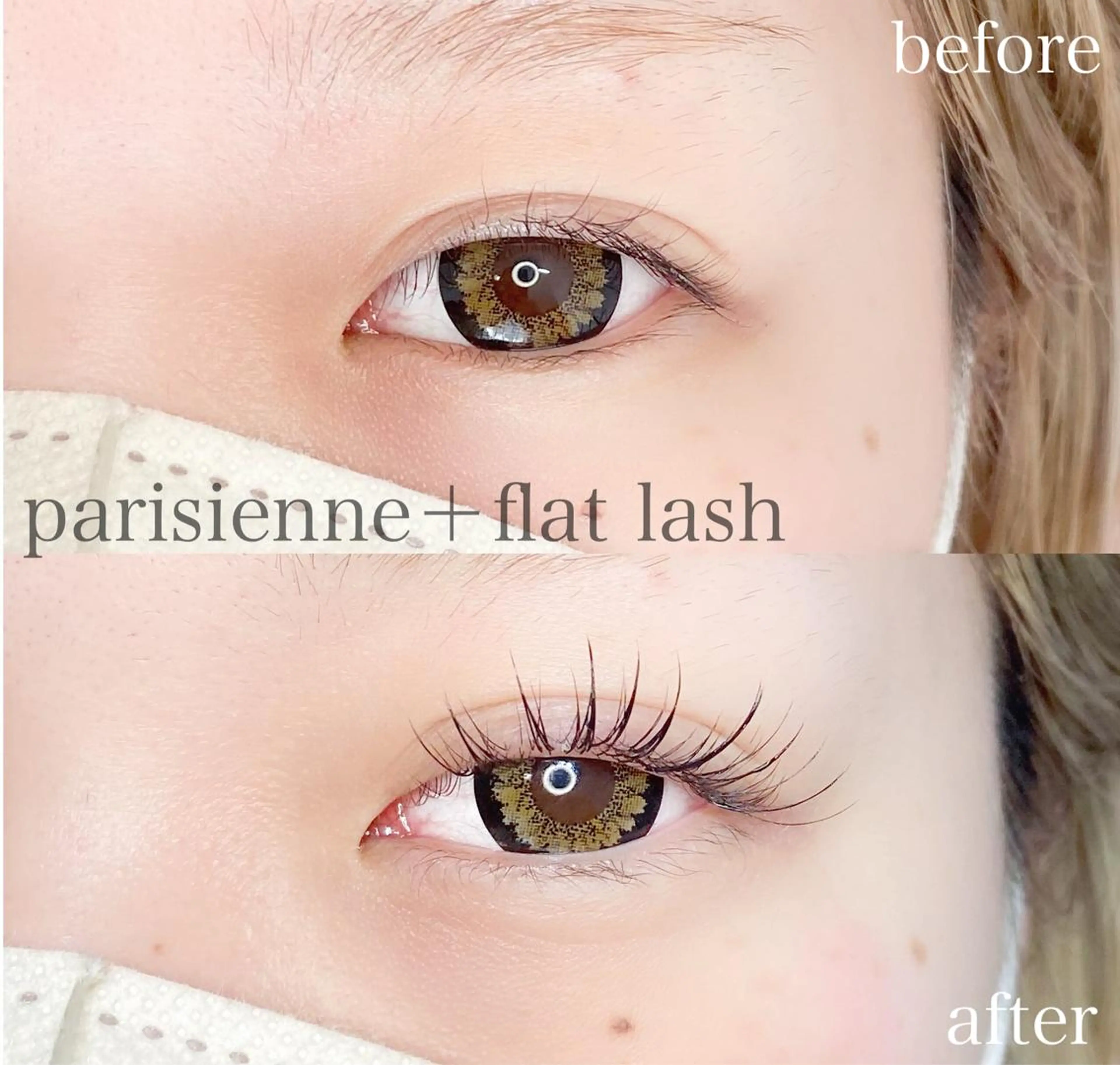 マツエク・マツパ フラットラッシュ パリジェンヌラッシュリフト eyelash salon by"R"所属・eyelash salon　by Rのマツエク・マツパデザイン