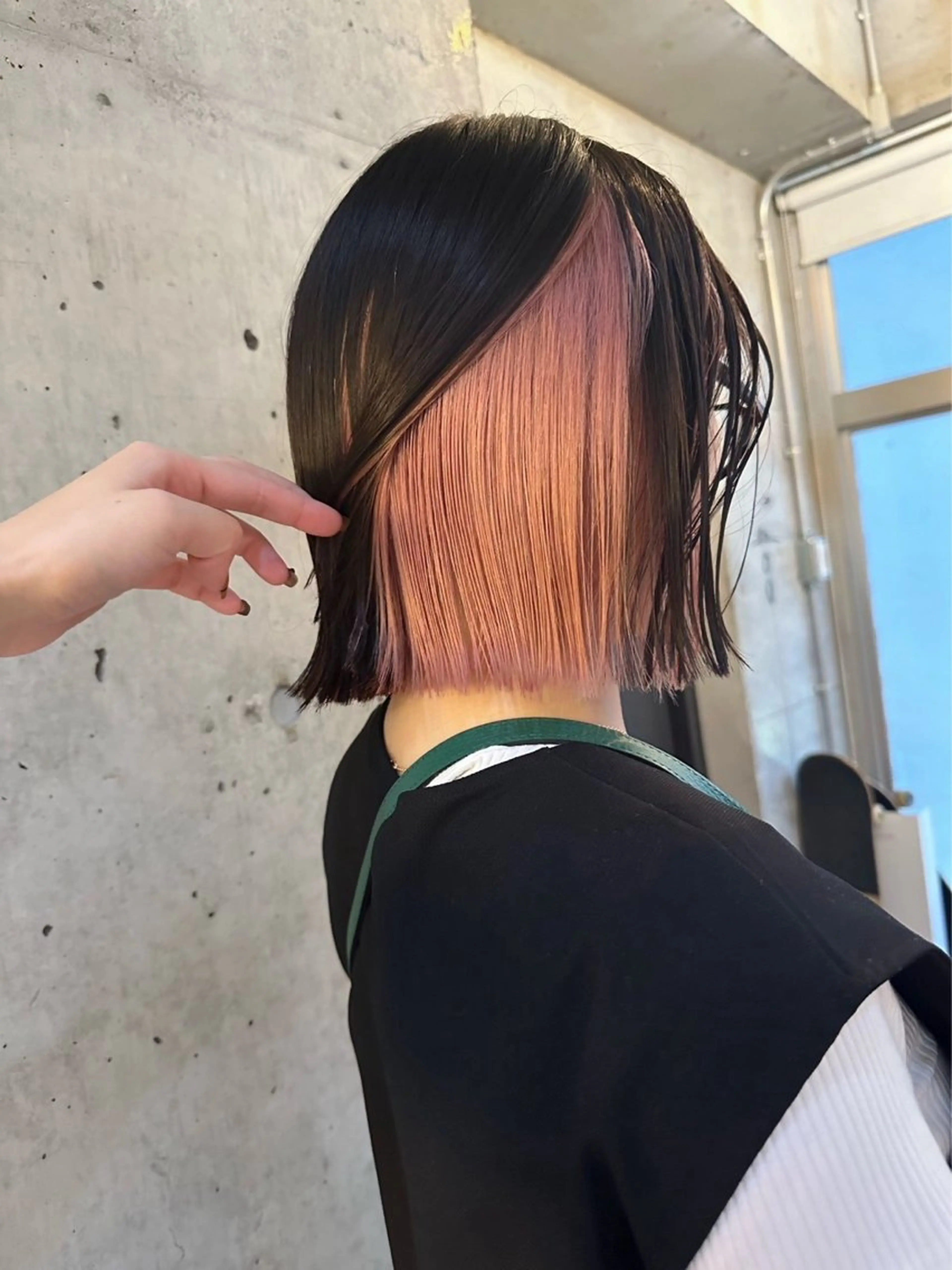 ミディアム カット ヘアカラー ♥️ボブ/ブリーチ なしカラー/mahoのヘアスタイル