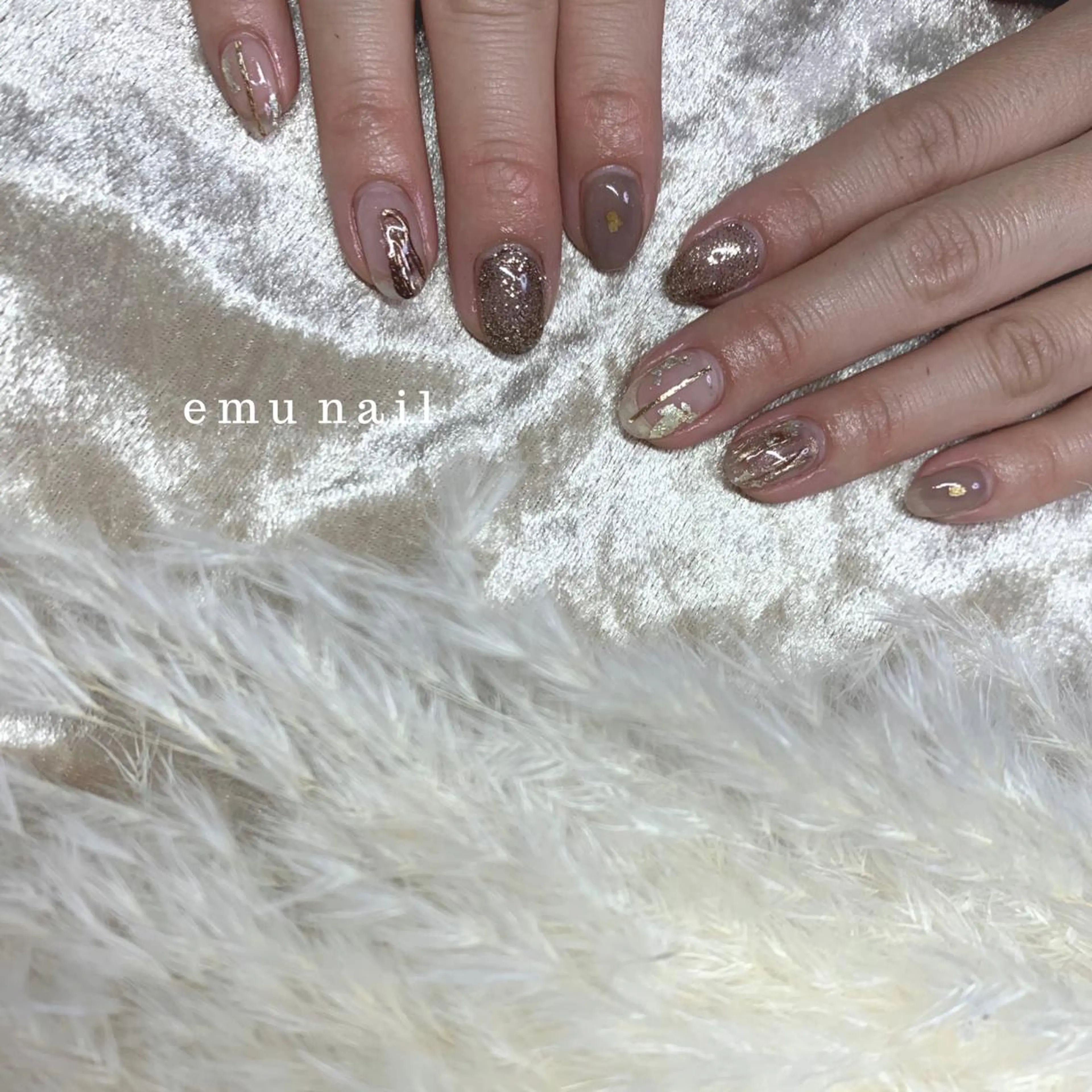 ネイル ニュアンスネイル emu nailのネイルデザイン