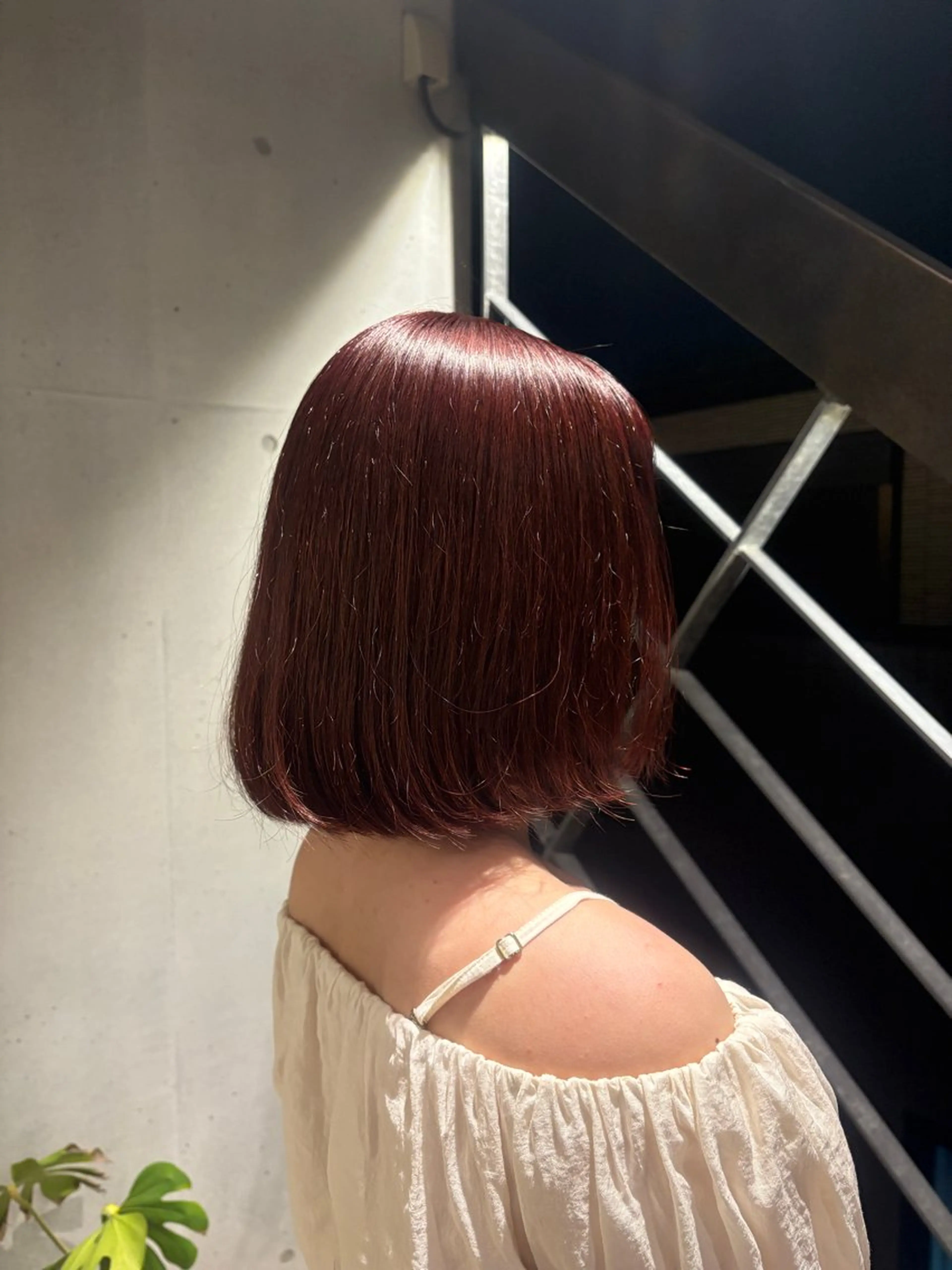 ショート カラー うい🪽 似合わせ透け感カラーのヘアスタイル