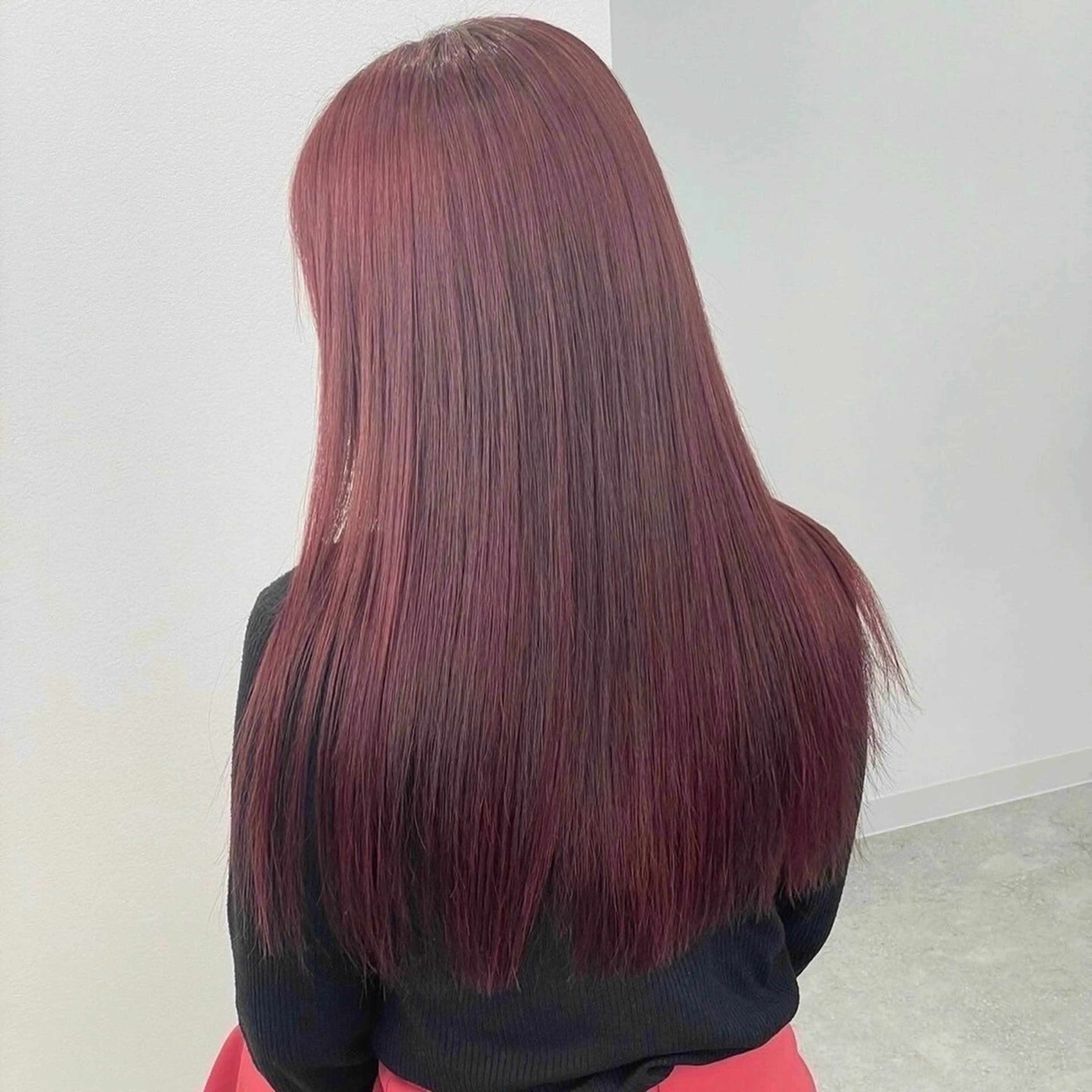 ロング ヘアカラー トリートメント お洒落暖色 🍒AOI🍒のヘアスタイル