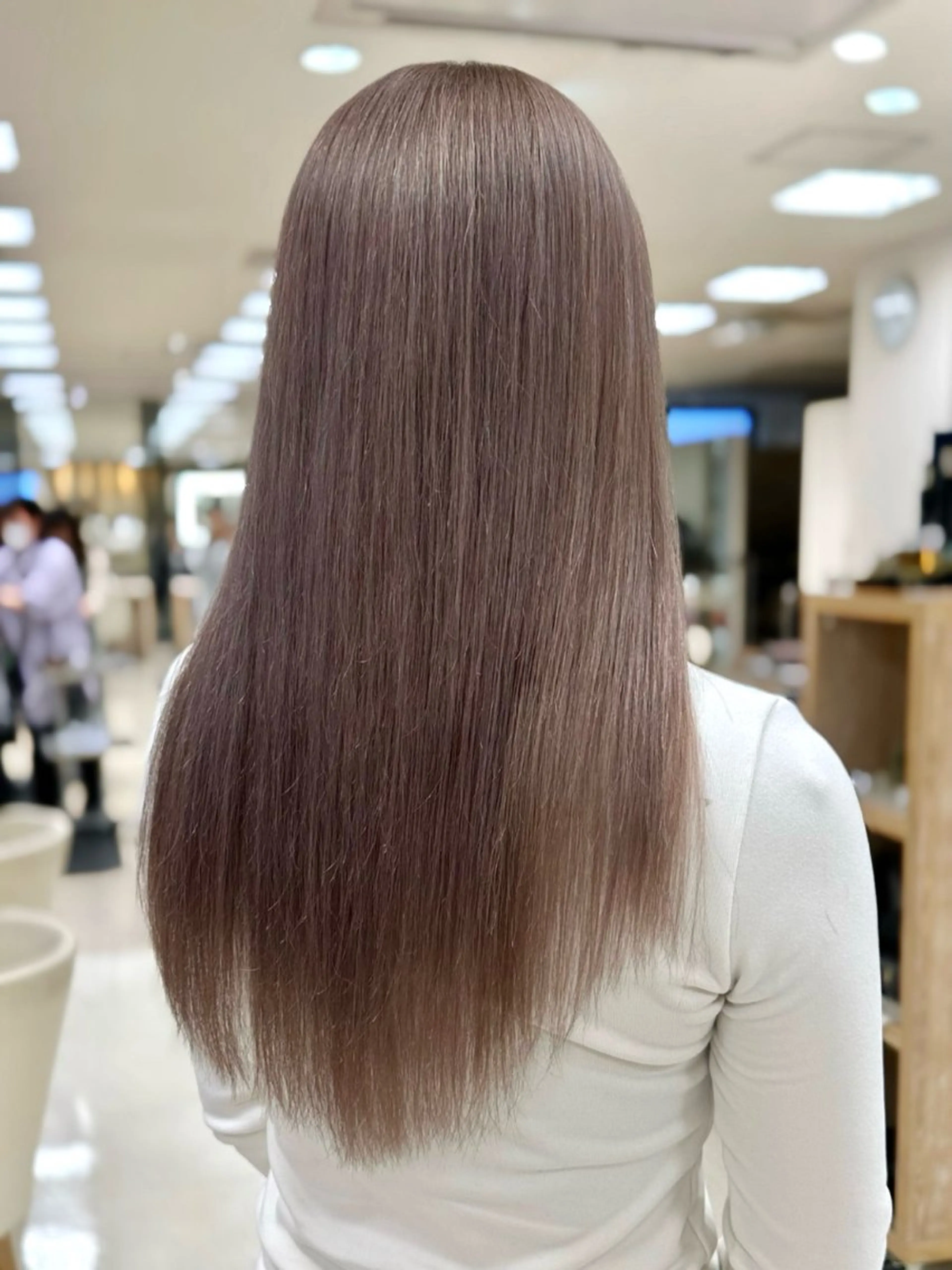 ロング カラー カット ヘアカラー トリートメント 銀座メンズNo1🦚 ブリーチ🌿レイヤーのヘアスタイル
