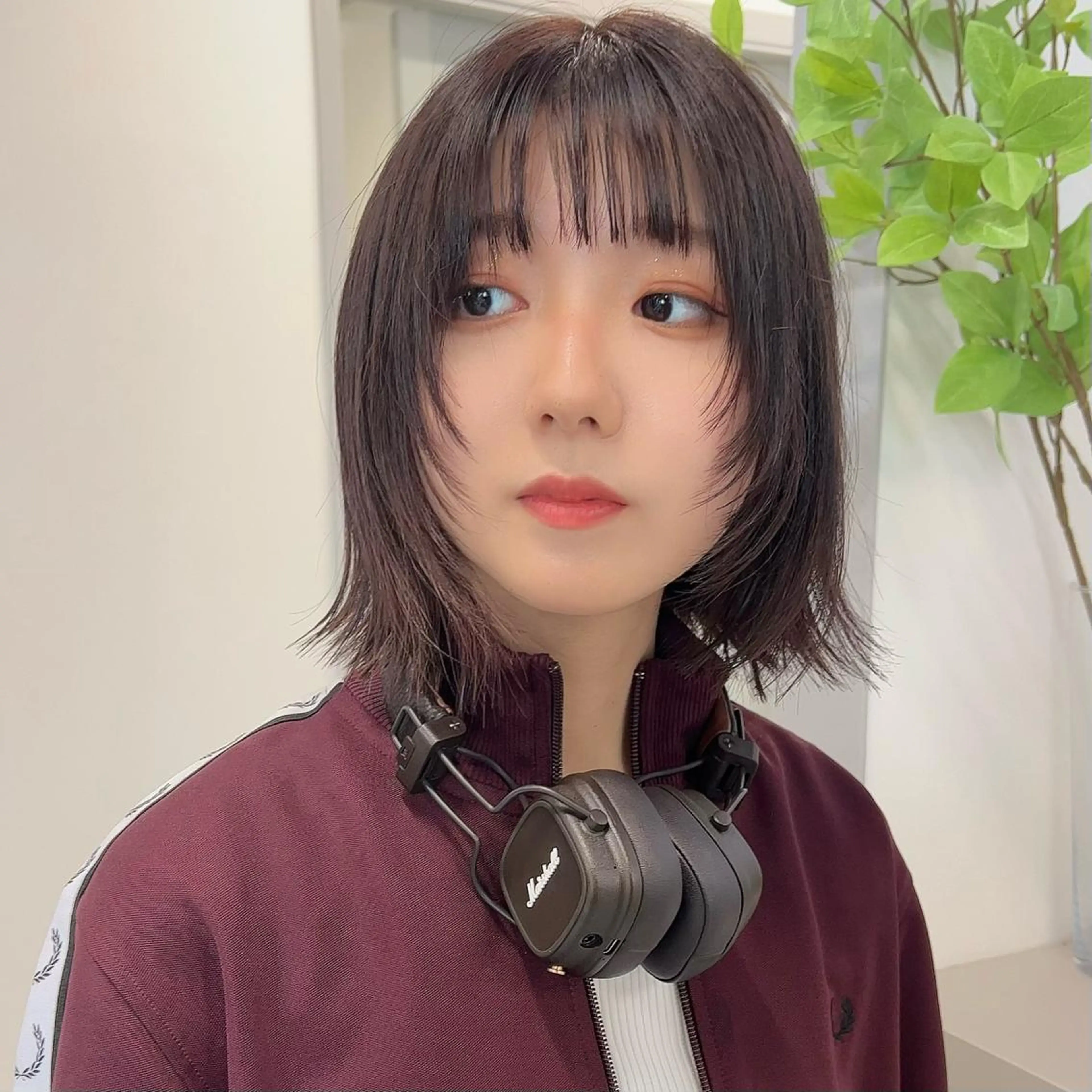 ミディアム カラー カット ヘアカラー トリートメント Living所属・ヨシモトリョウ 髪質改善/美髪のヘアスタイル