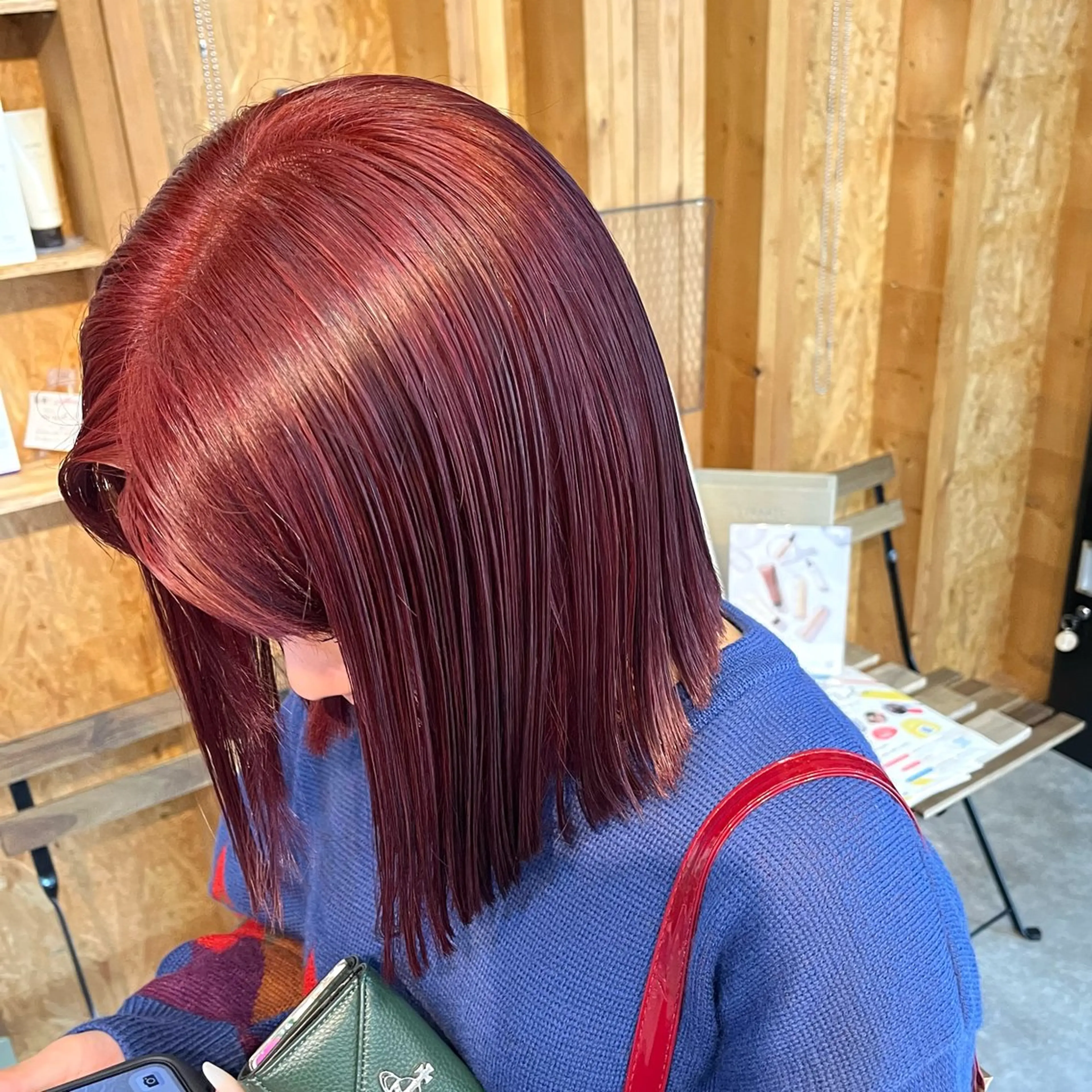 カラー まろみ暖色× chia🕯のヘアスタイル