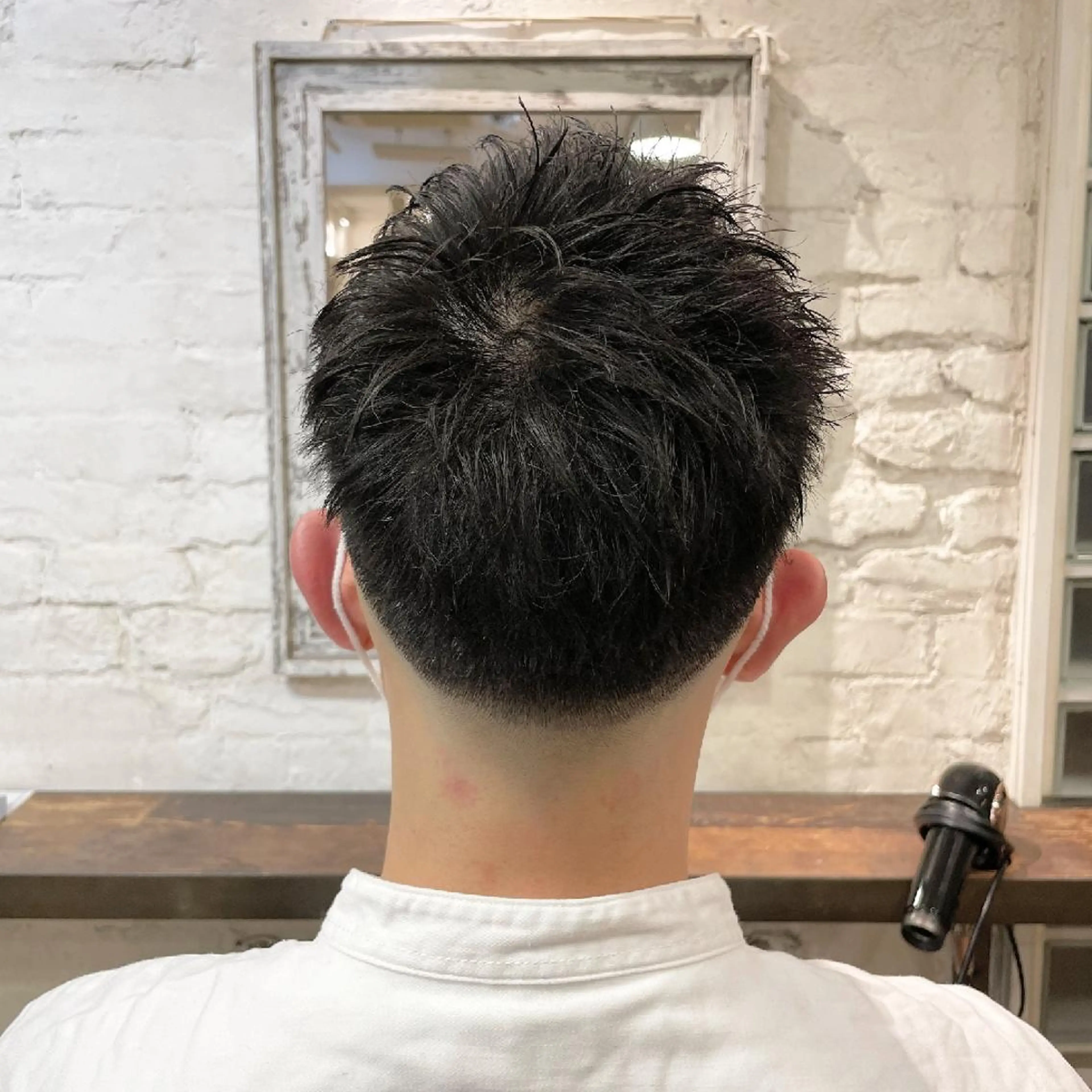 ショート メンズ カット Hair make ONE  008所属・メンズ/フェード/ バーバー/盛山大地のヘアスタイル